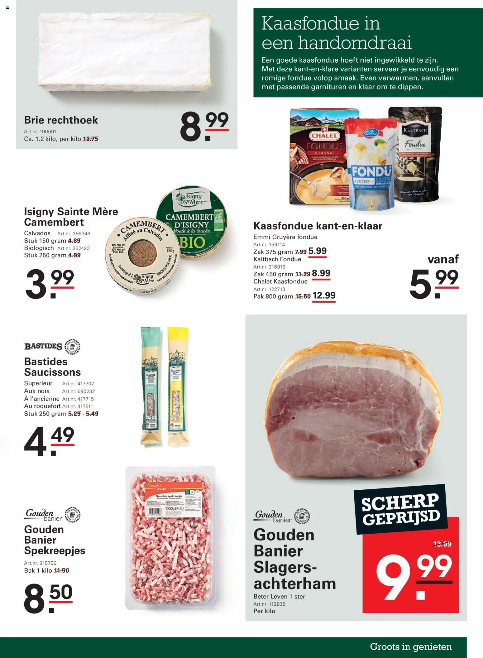 Sligro folder vanaf 29/10/2026