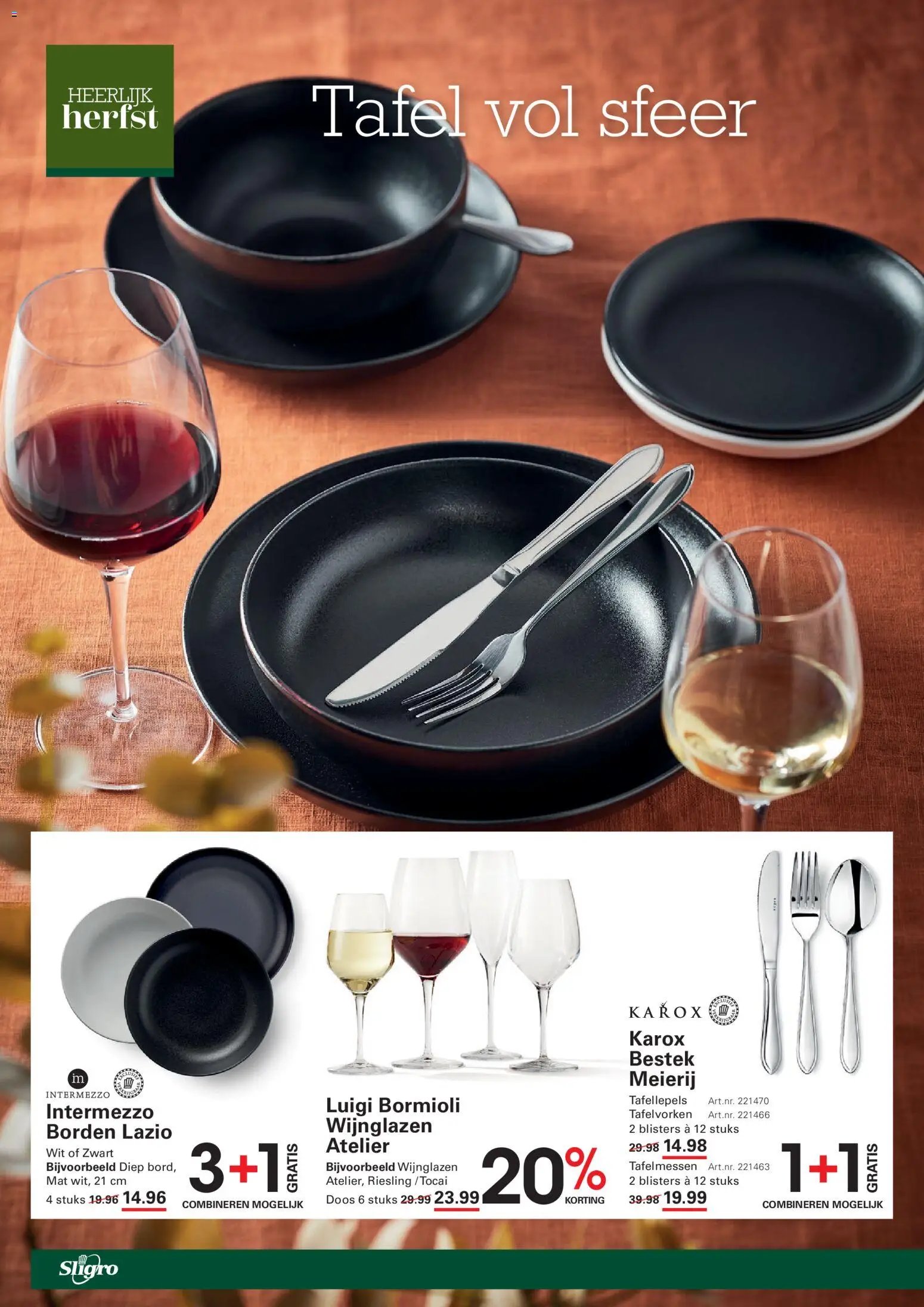 Sligro folder vanaf 29/10/2026