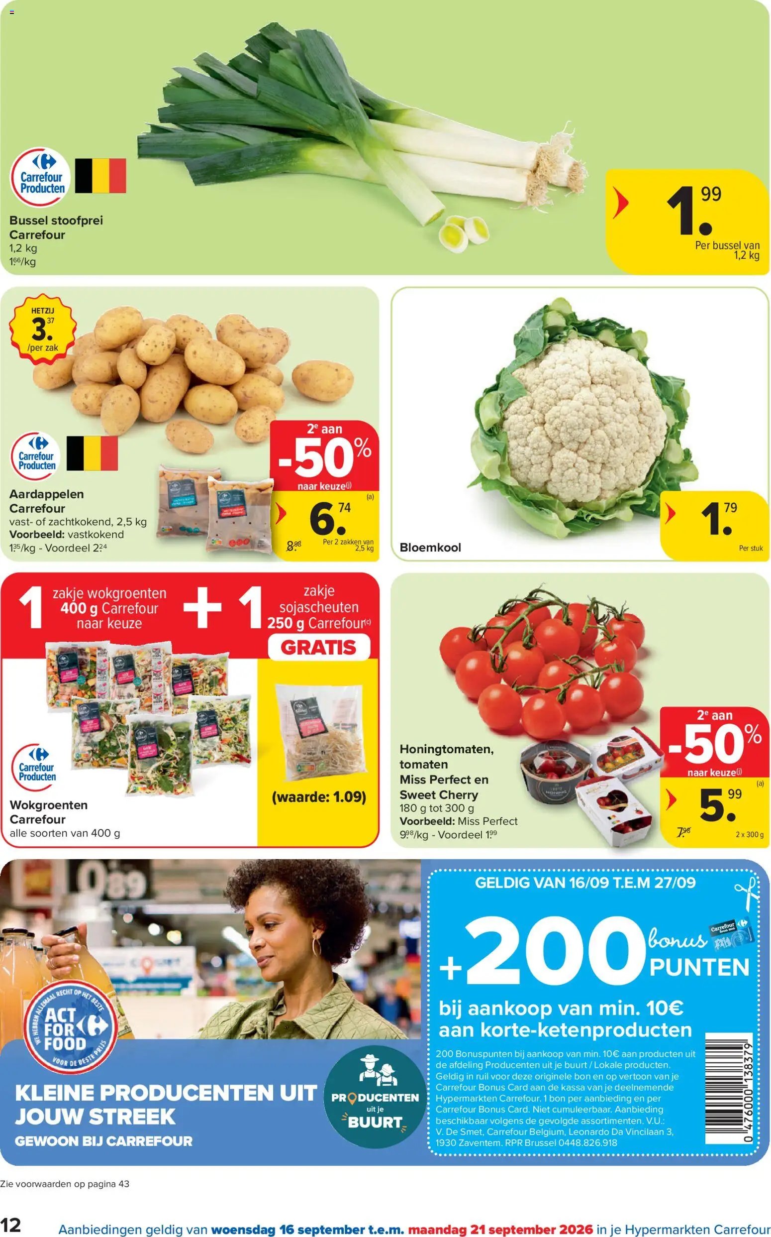 Carrefour folder van 16.09.2026 Carrefour folder week 38