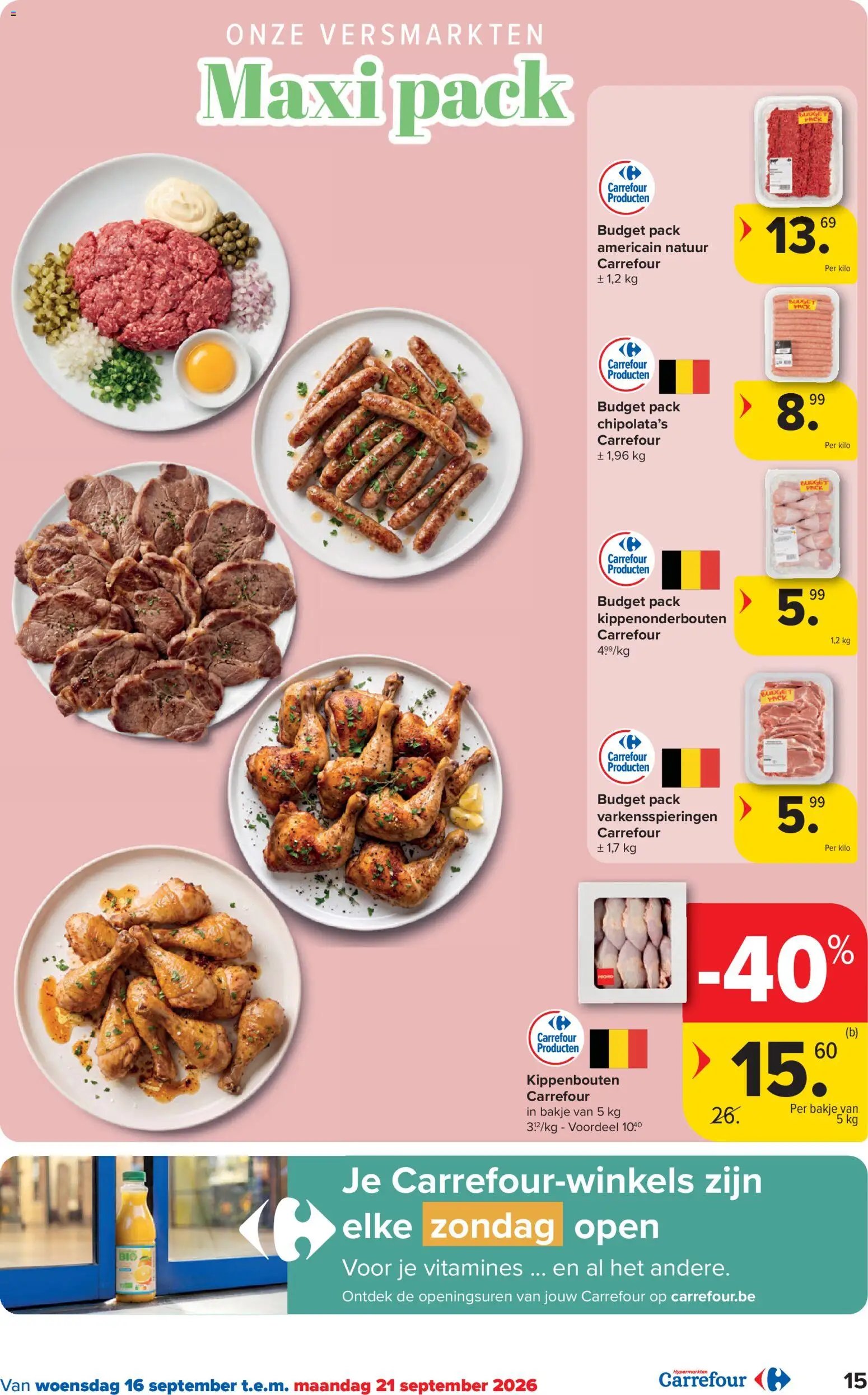 Carrefour folder van 16.09.2026 Carrefour folder week 38