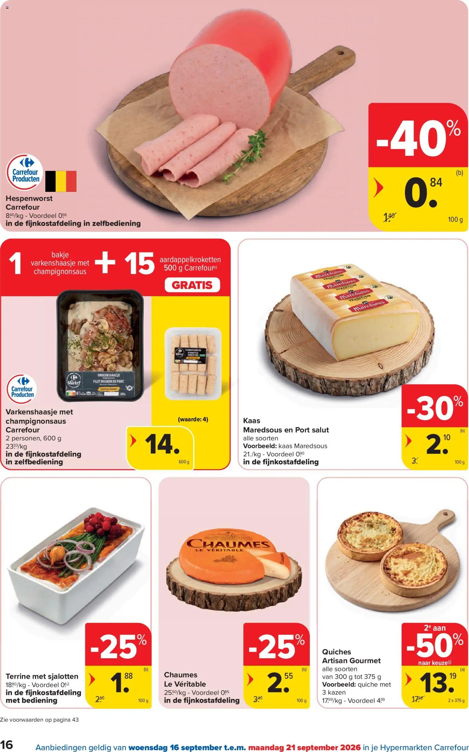 Carrefour folder van 16.09.2026 Carrefour folder week 38