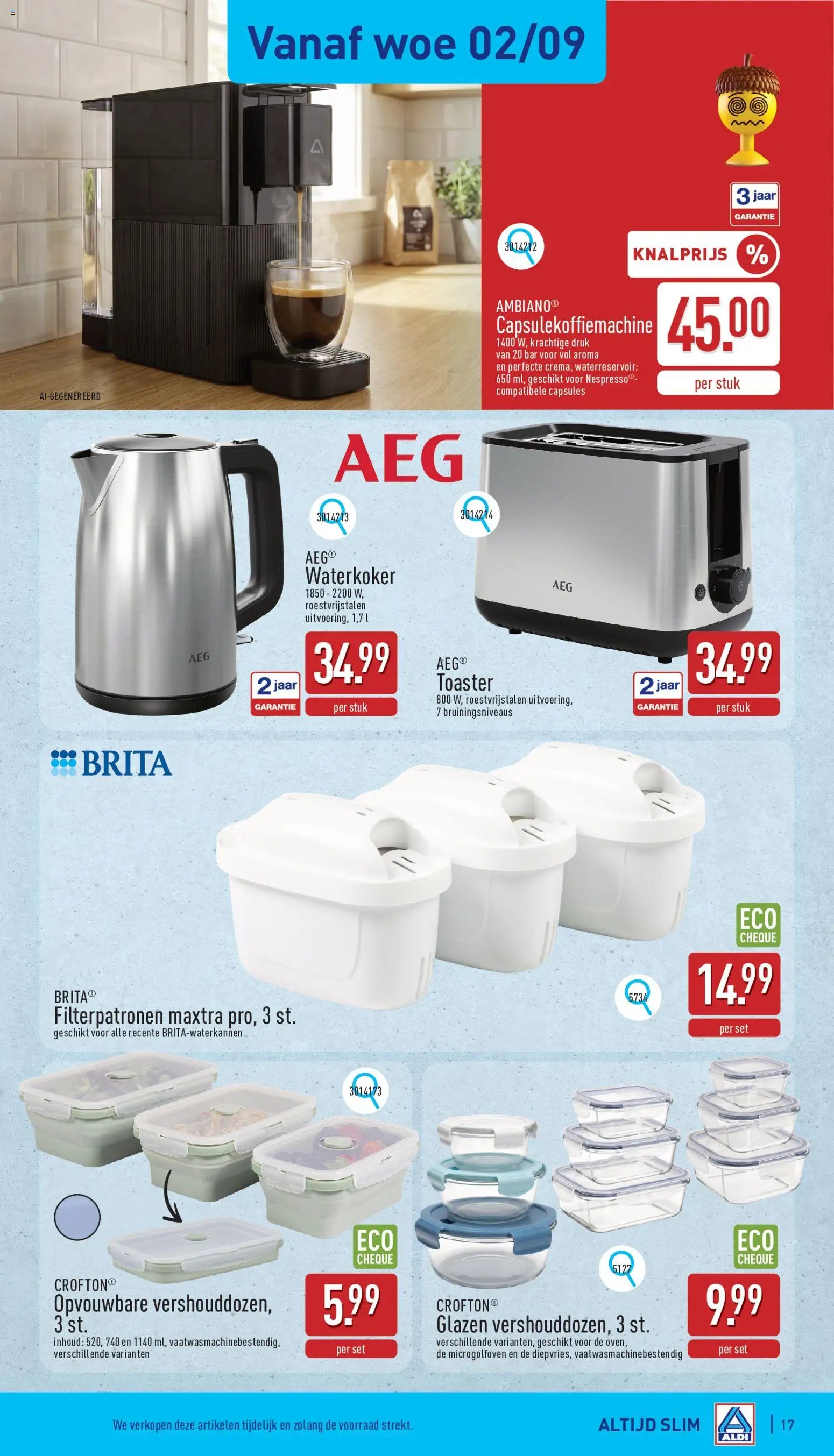 Aldi folder van 31.08.2026 Aldi folder week 36