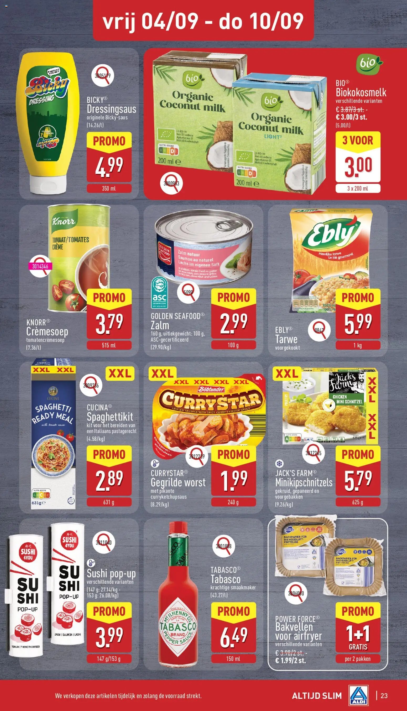 Aldi folder van 31.08.2026 Aldi folder week 36