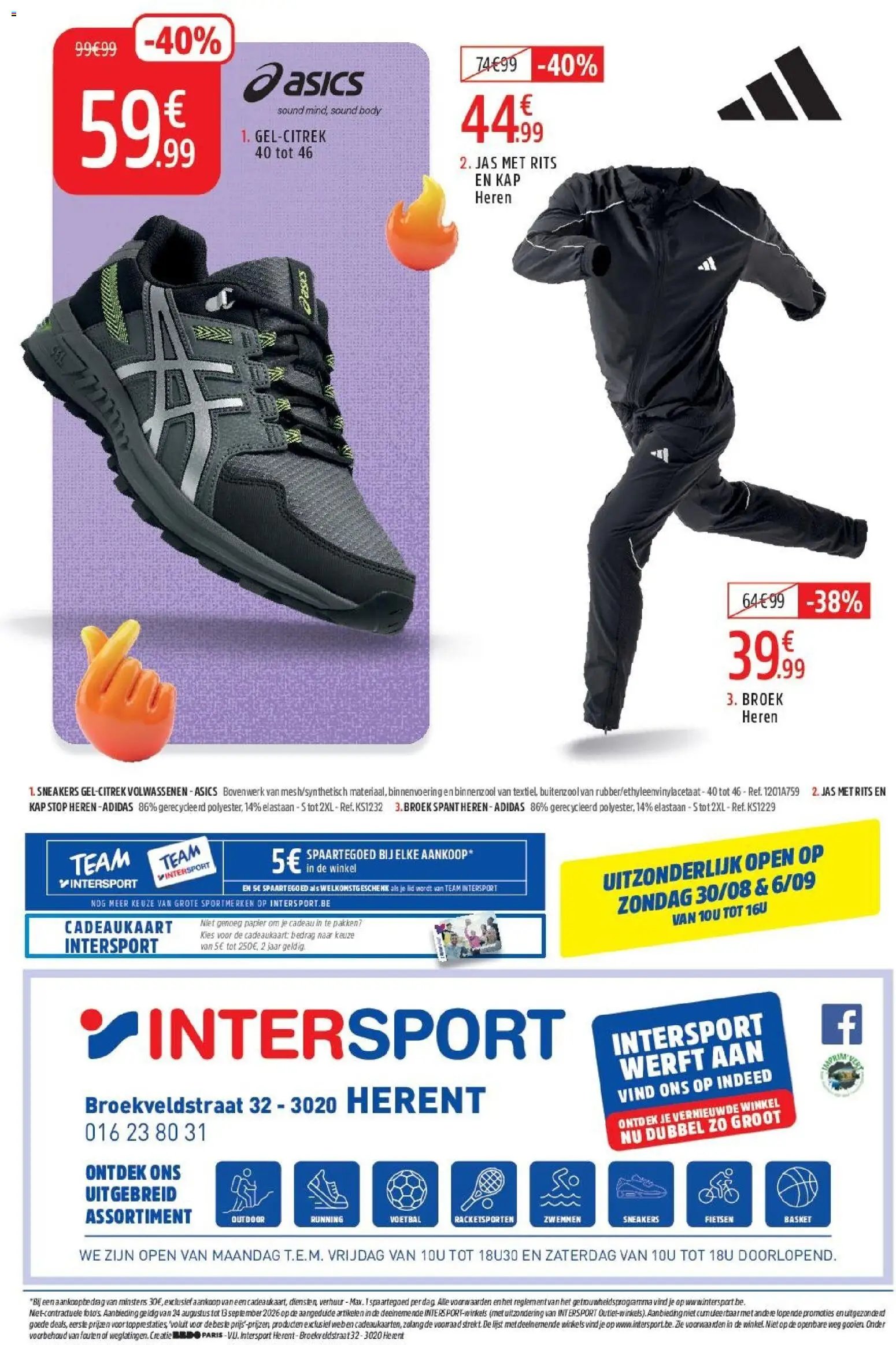 Intersport folder van 24.08.2026 Intersport Folder Herent