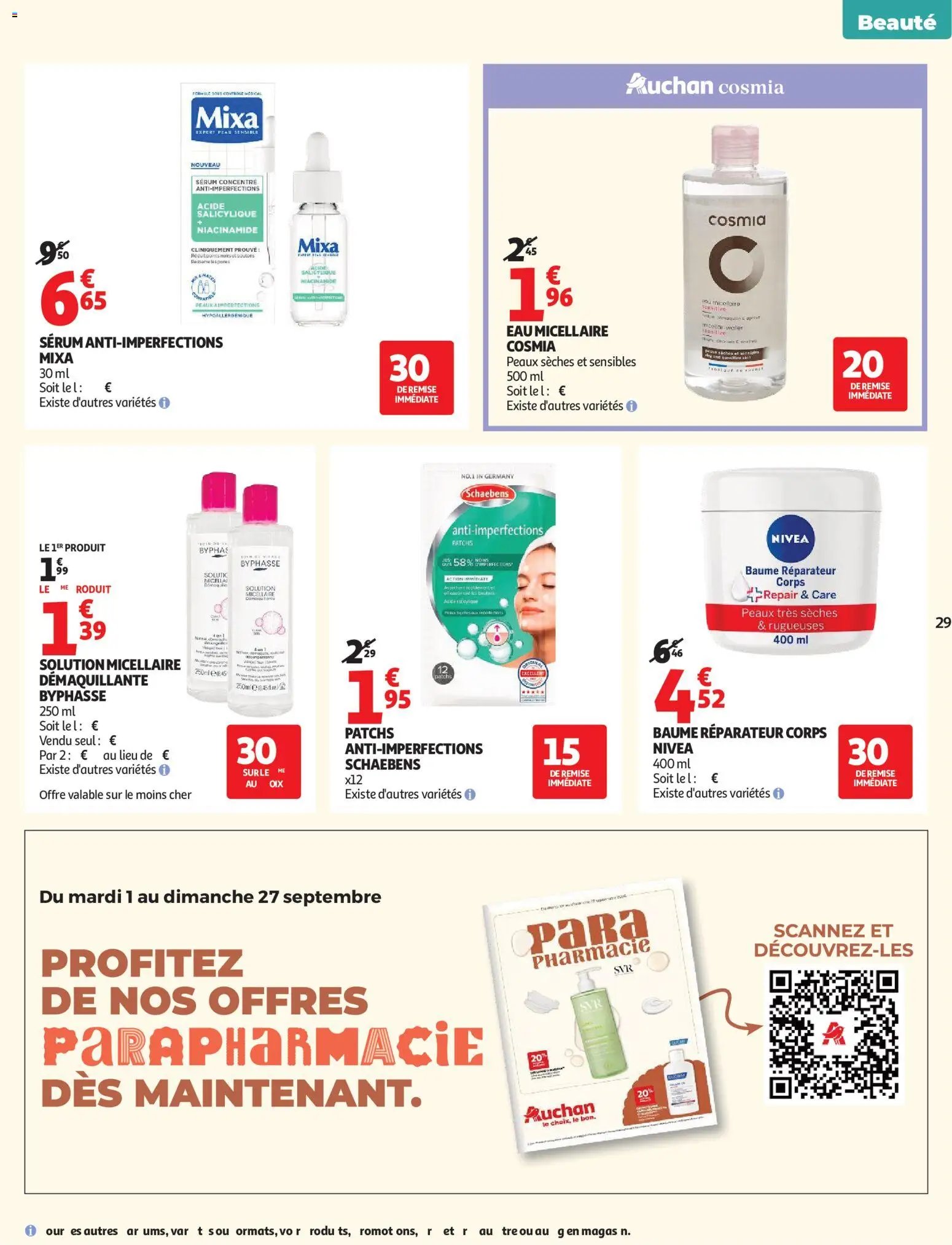 Auchan folder van 01.09.2026 Auchan Tops rentrée hypers