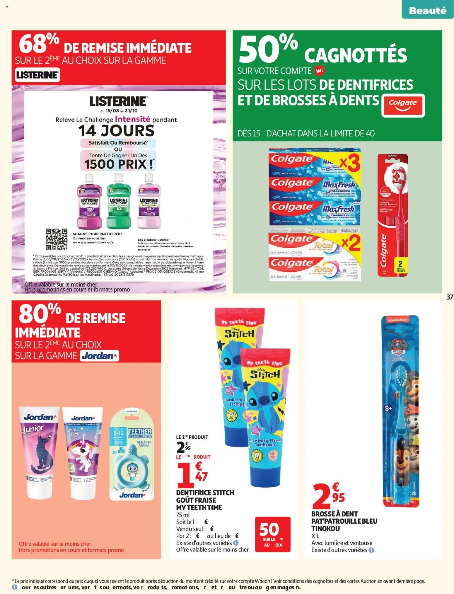 Auchan folder van 01.09.2026 Auchan Tops rentrée hypers