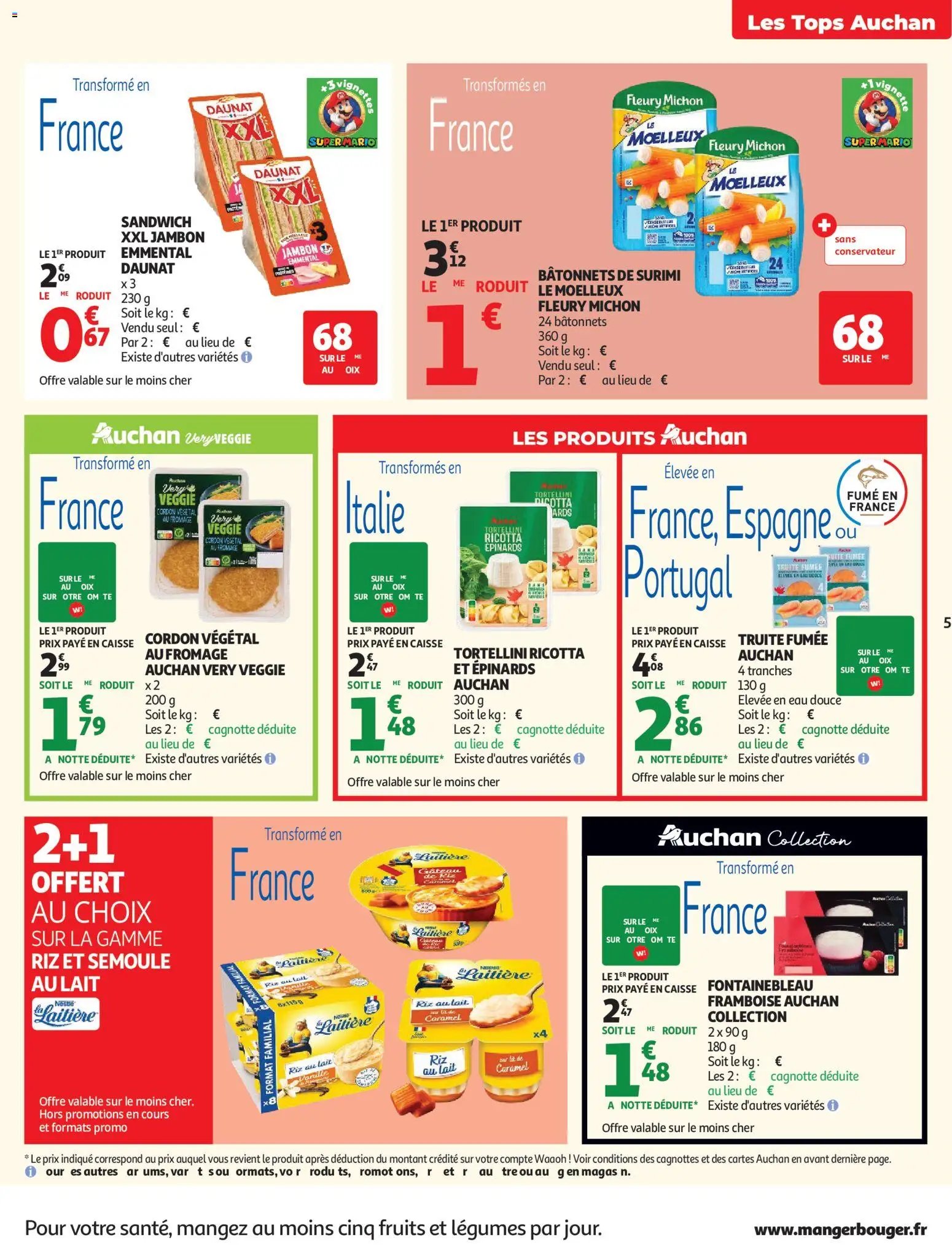 Auchan folder van 01.09.2026 Auchan Tops rentrée hypers