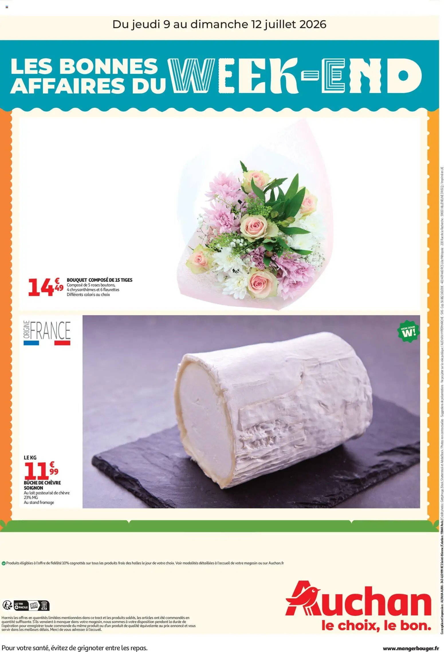 Auchan folder van 09.07.2026 Auchan Les bons plans du week-end dans votre hyper !