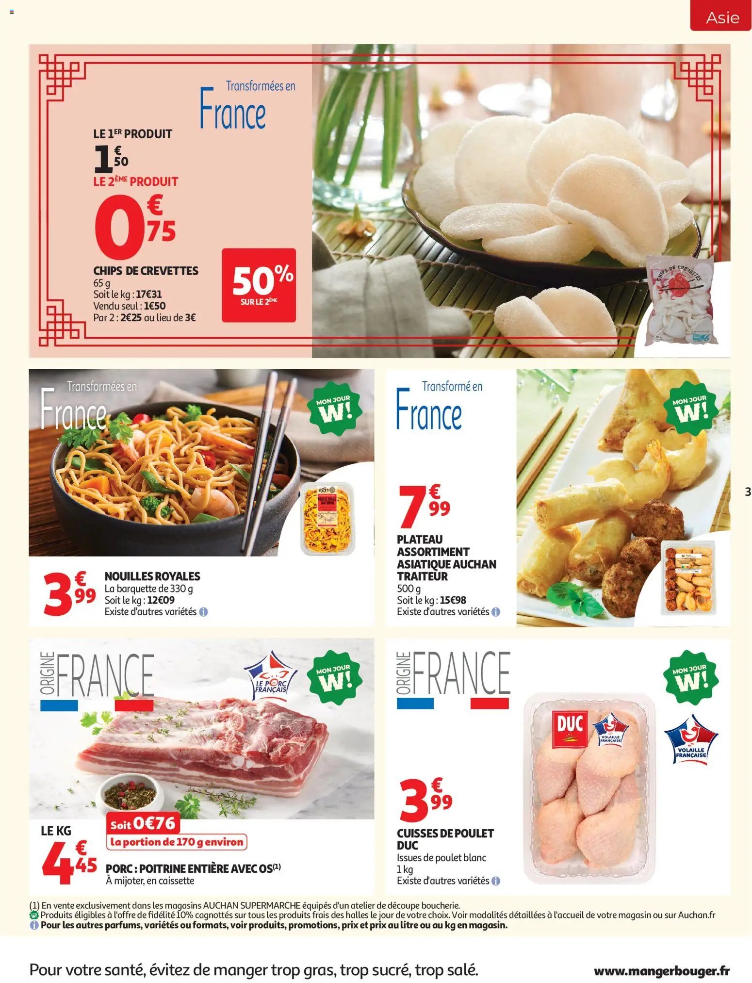 Auchan folder van 22.09.2026 Auchan Saveurs d'Asie supers