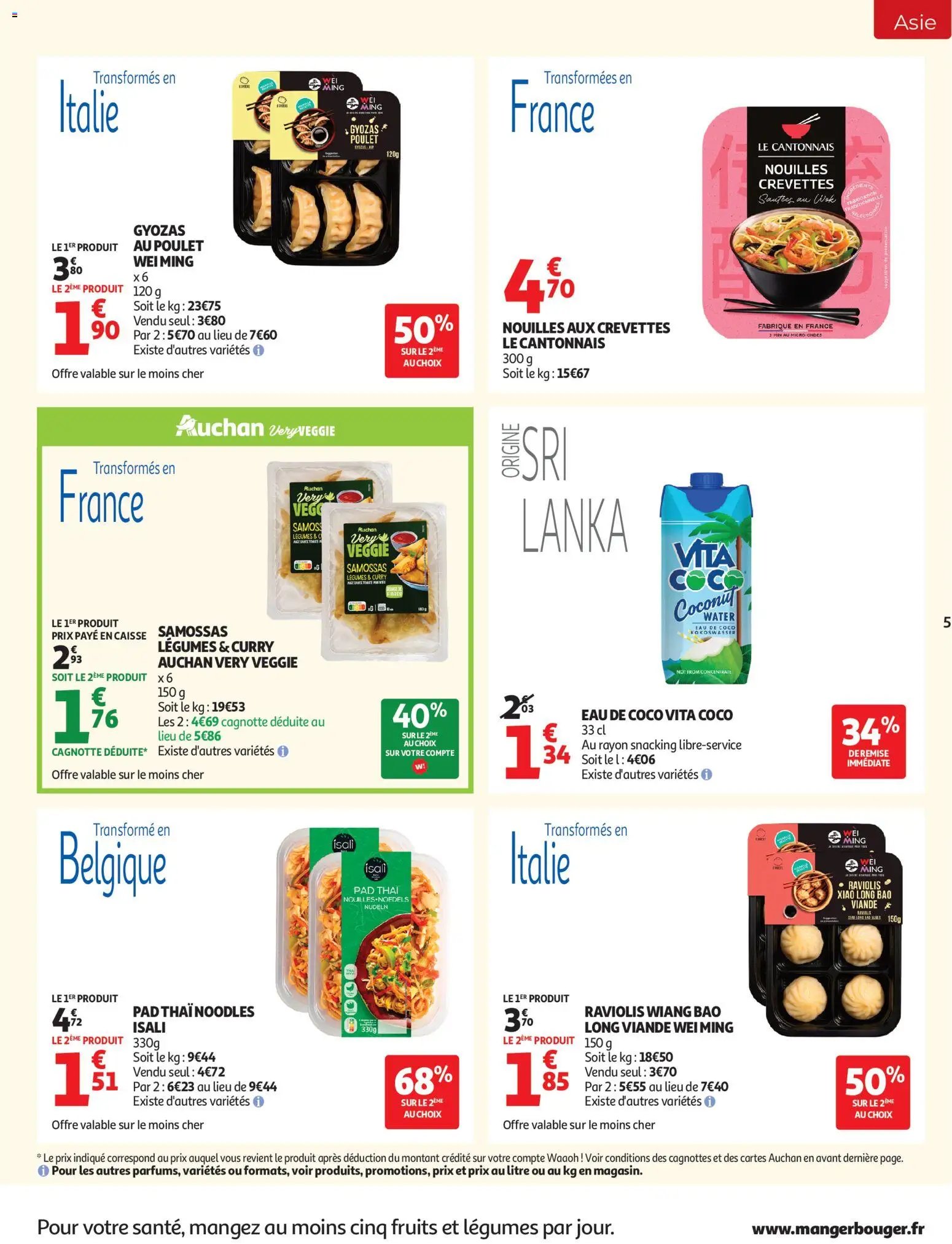 Auchan folder van 22.09.2026 Auchan Saveurs d'Asie supers