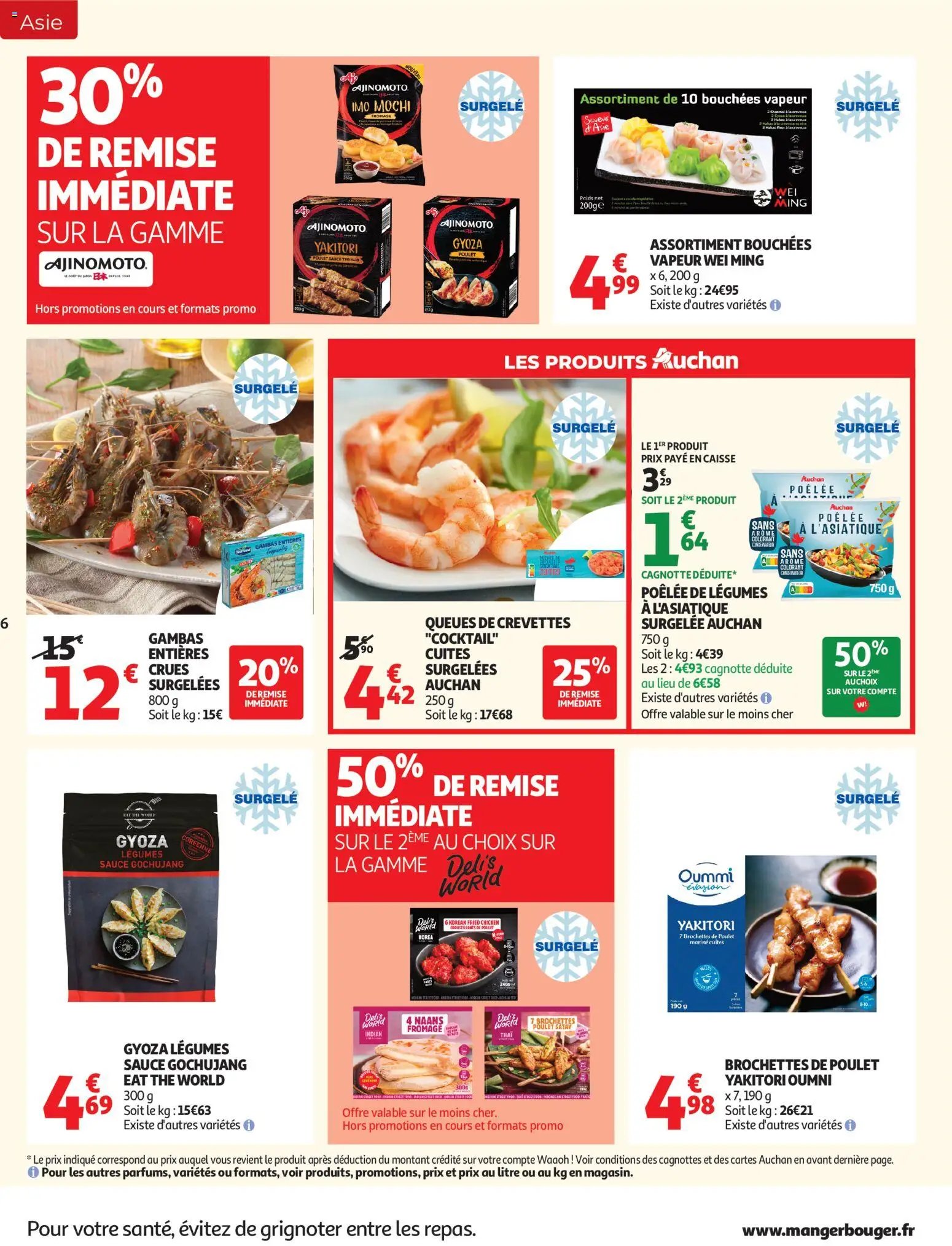Auchan folder van 22.09.2026 Auchan Saveurs d'Asie supers