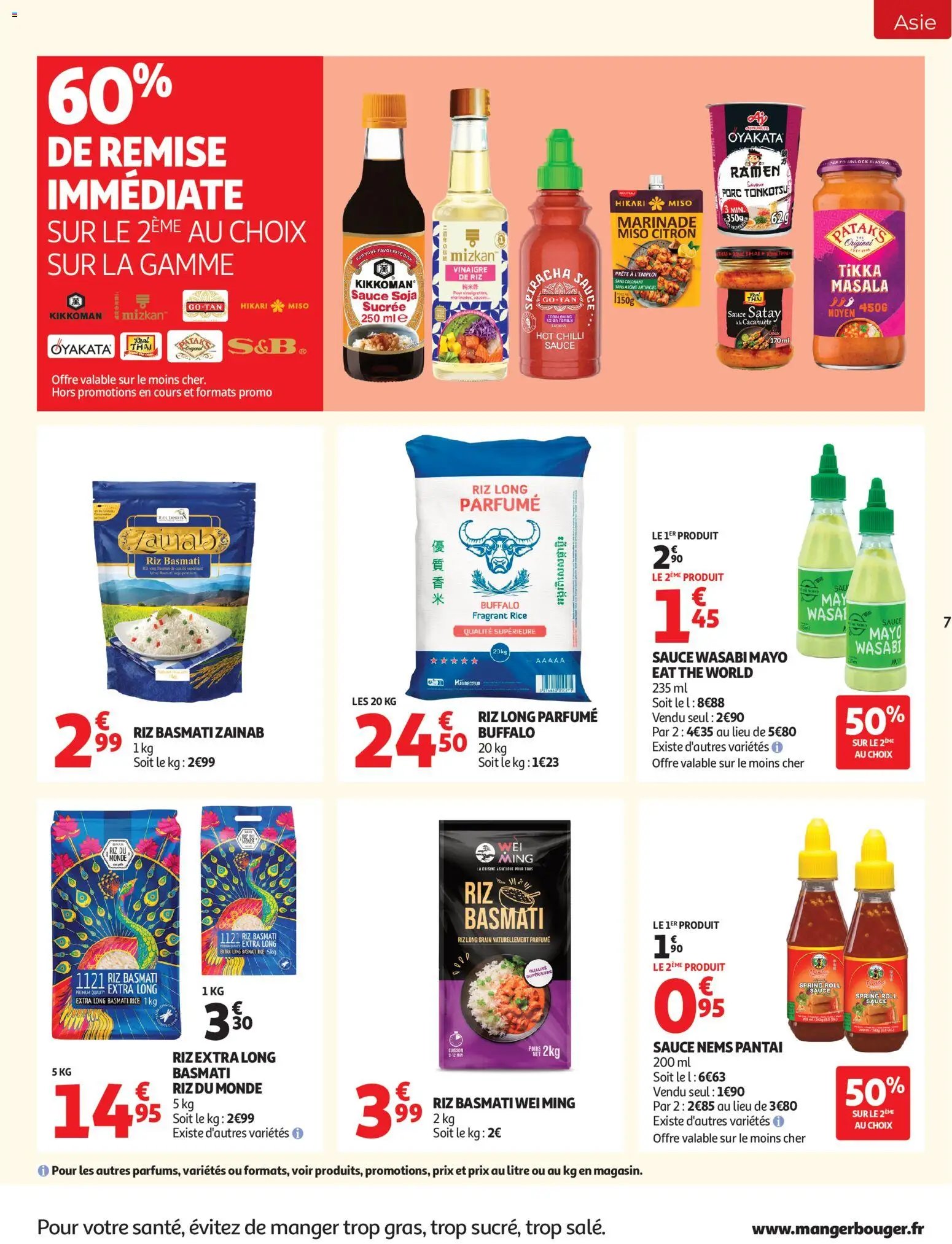 Auchan folder van 22.09.2026 Auchan Saveurs d'Asie supers