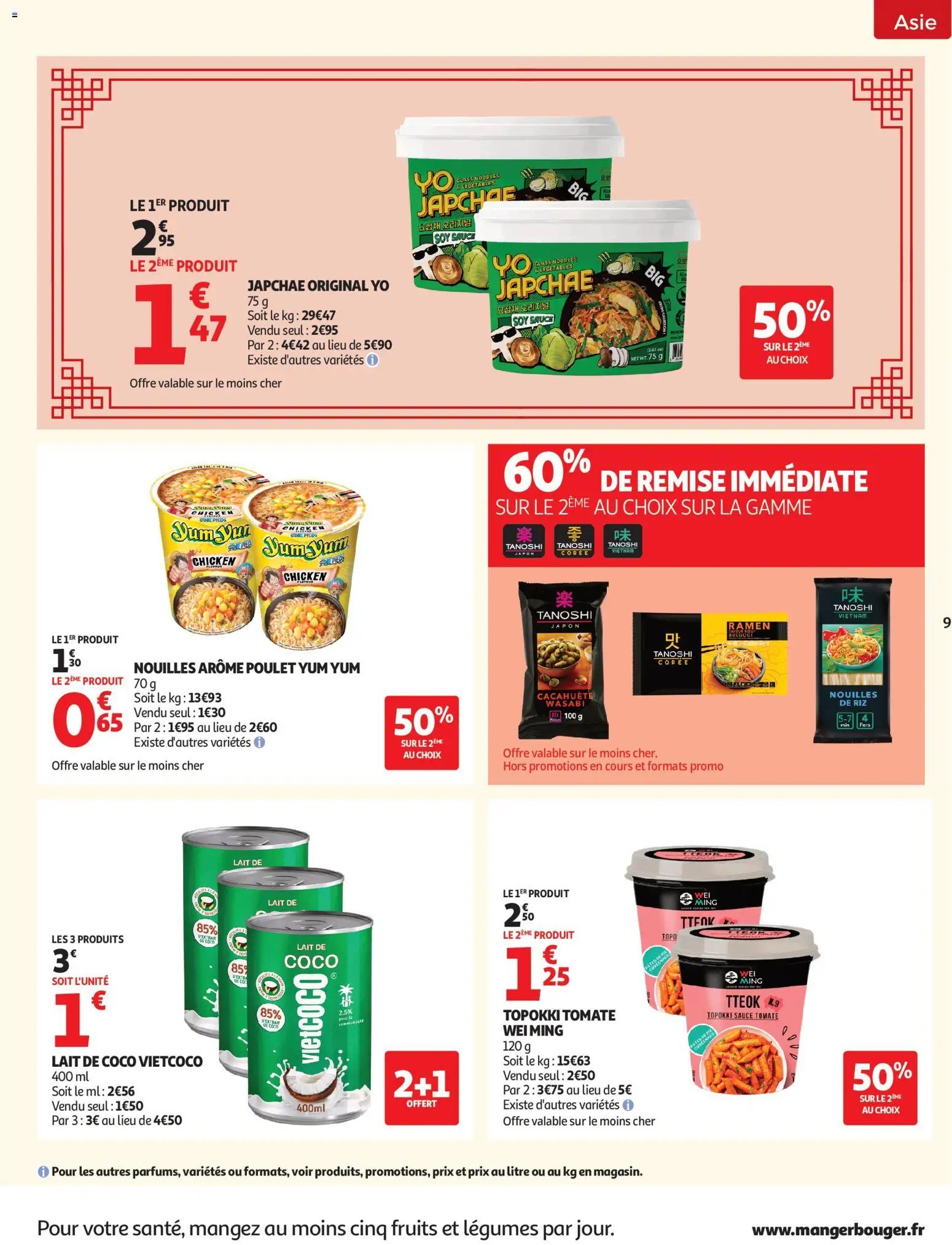 Auchan folder van 22.09.2026 Auchan Saveurs d'Asie supers