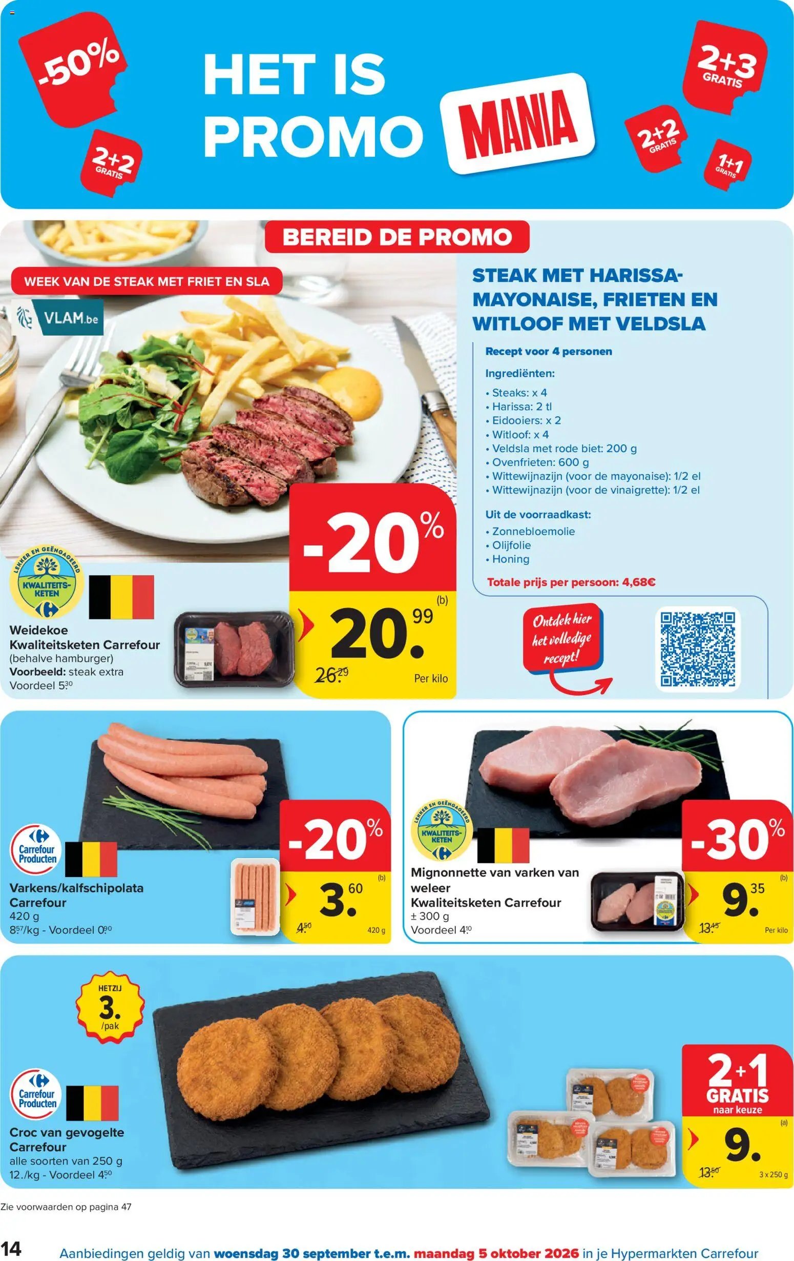 Carrefour folder van 30.09.2026 Carrefour Hypermarkt Promoties van de week