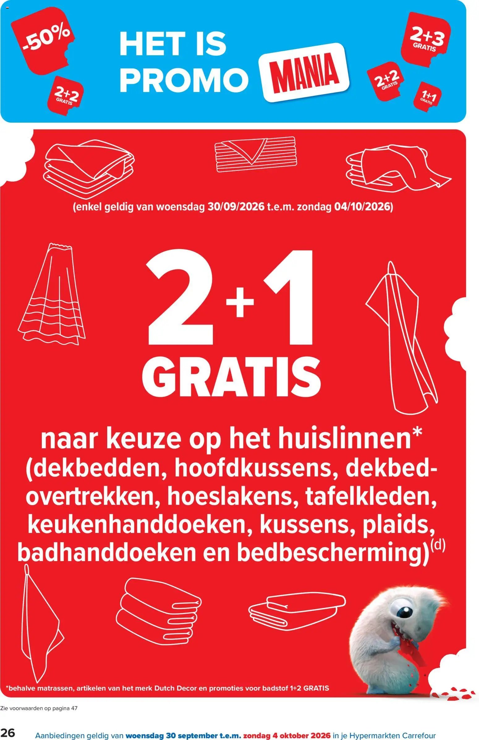 Carrefour folder van 30.09.2026 Carrefour Hypermarkt Promoties van de week
