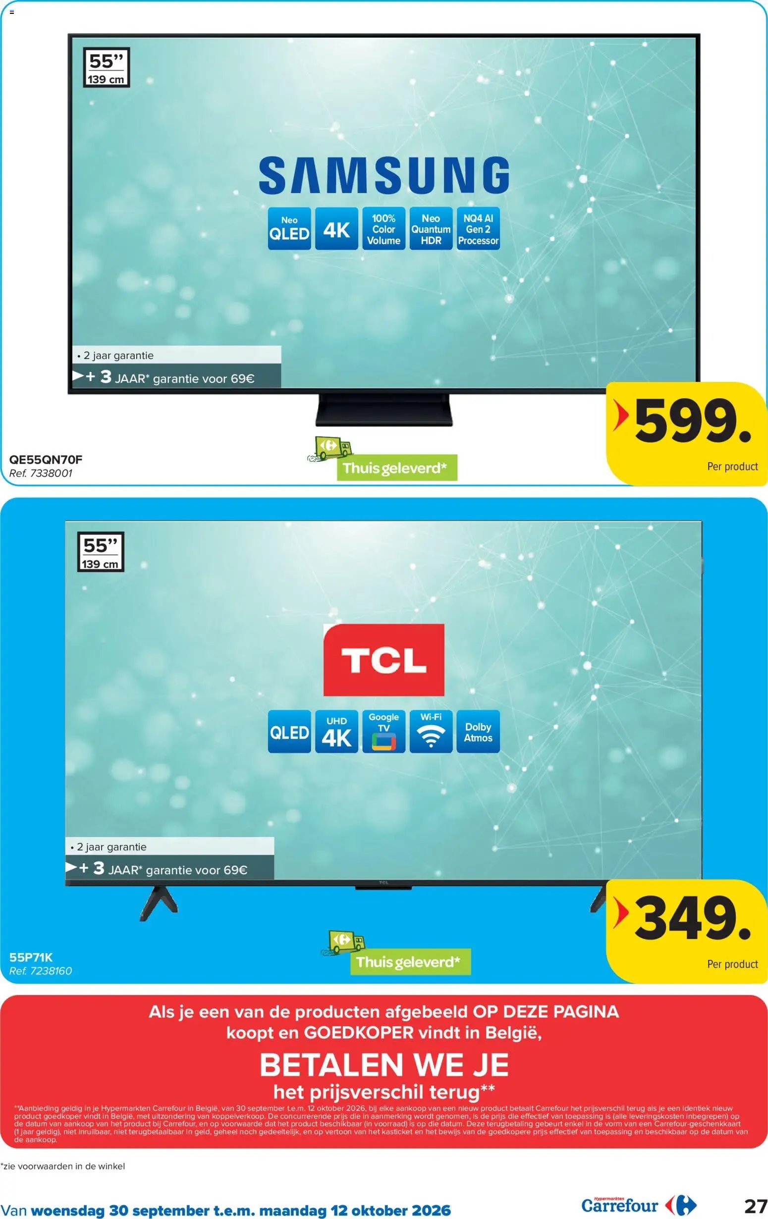 Carrefour folder van 30.09.2026 Carrefour Hypermarkt Promoties van de week