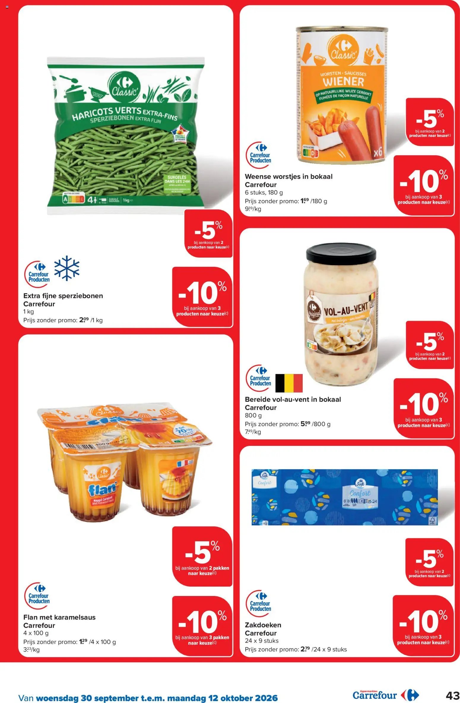 Carrefour folder van 30.09.2026 Carrefour Hypermarkt Promoties van de week