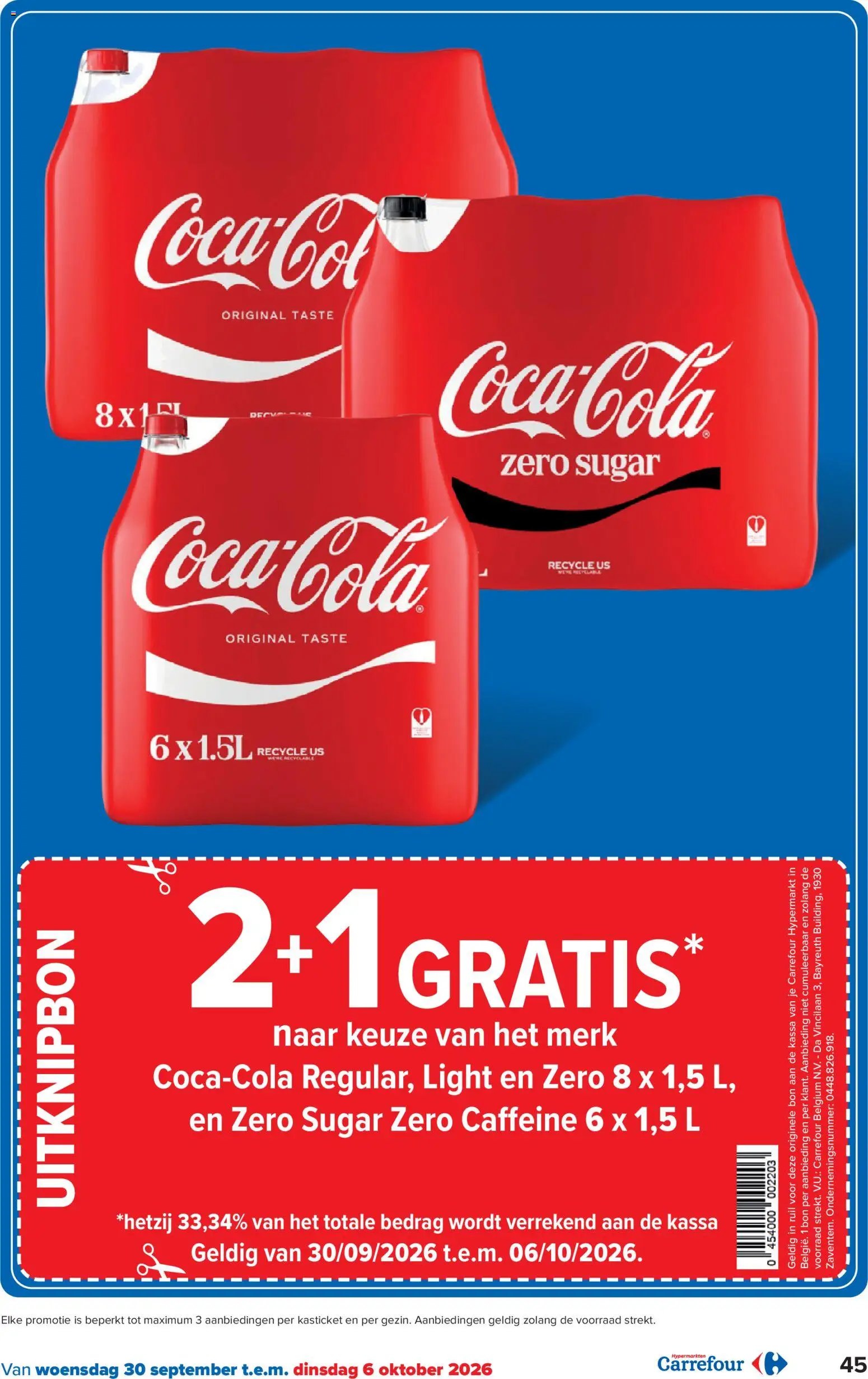 Carrefour folder van 30.09.2026 Carrefour Hypermarkt Promoties van de week