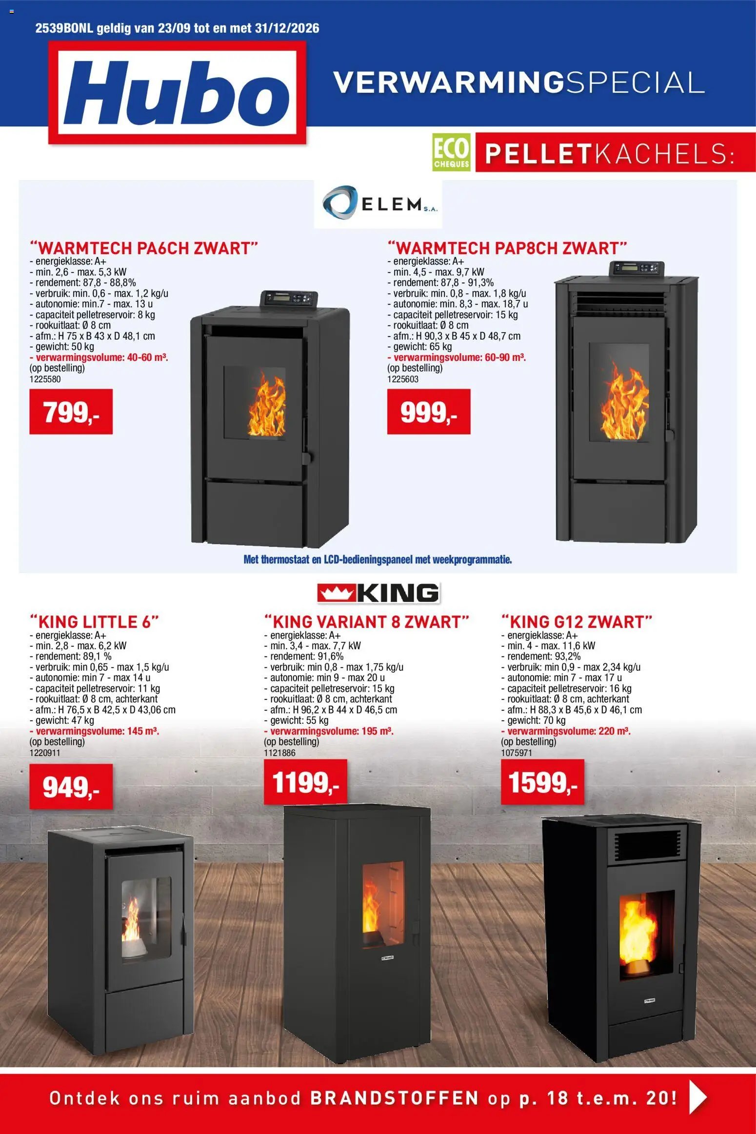 Hubo folder van 23.09.2026 Hubo Verwarmingspecial