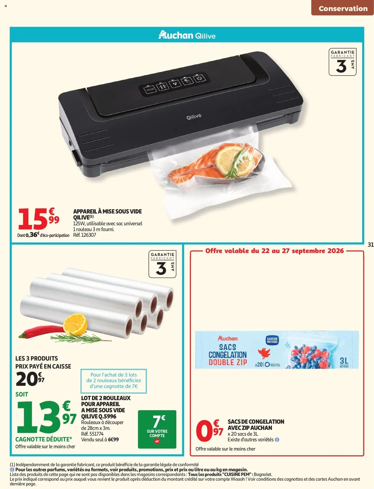 Auchan folder van 22.09.2026 Auchan Cuisine gourmande hypers