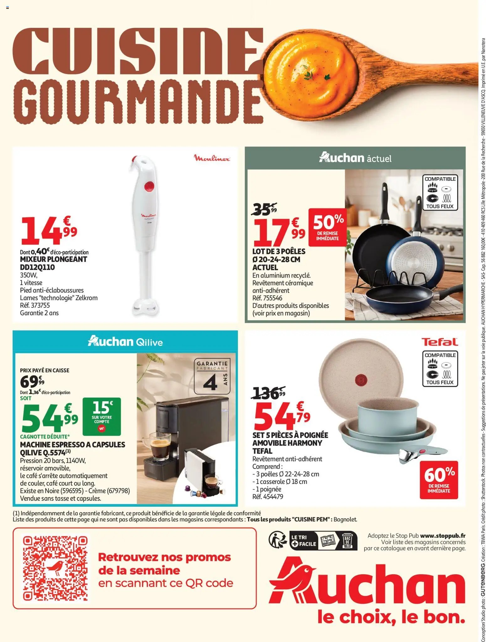 Auchan folder van 22.09.2026 Auchan Cuisine gourmande hypers