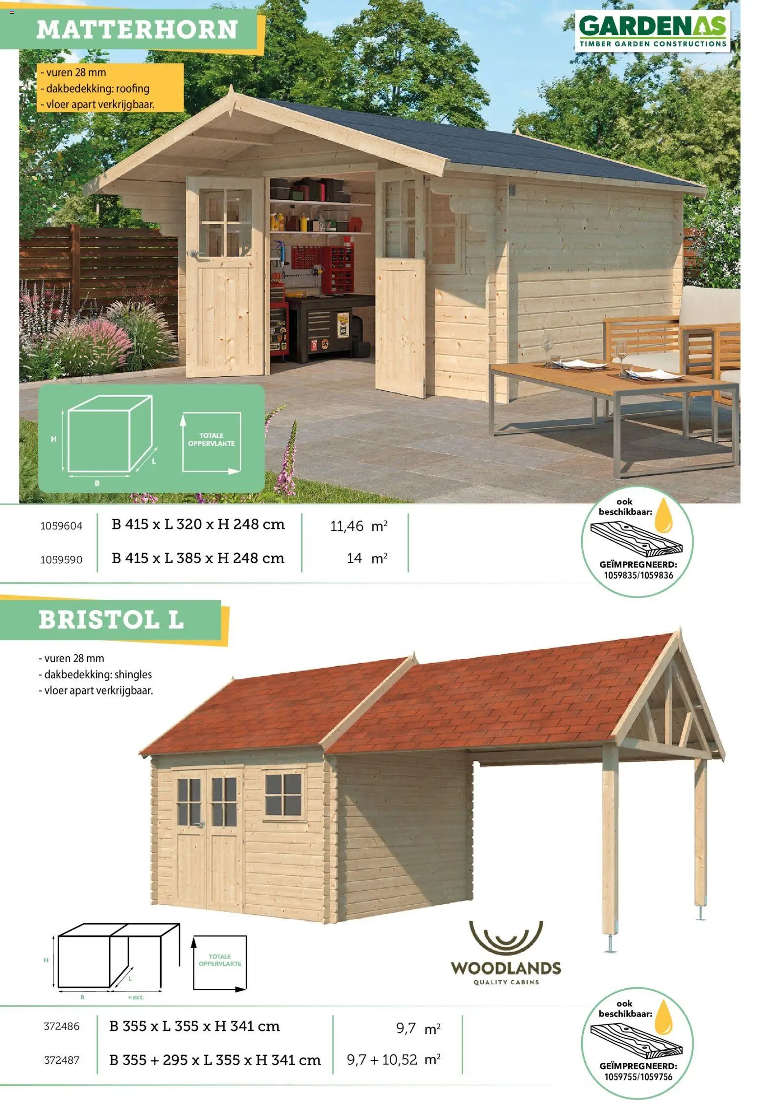 Hubo folder van 01.07.2026 Hubo - Tuinhuis catalogus