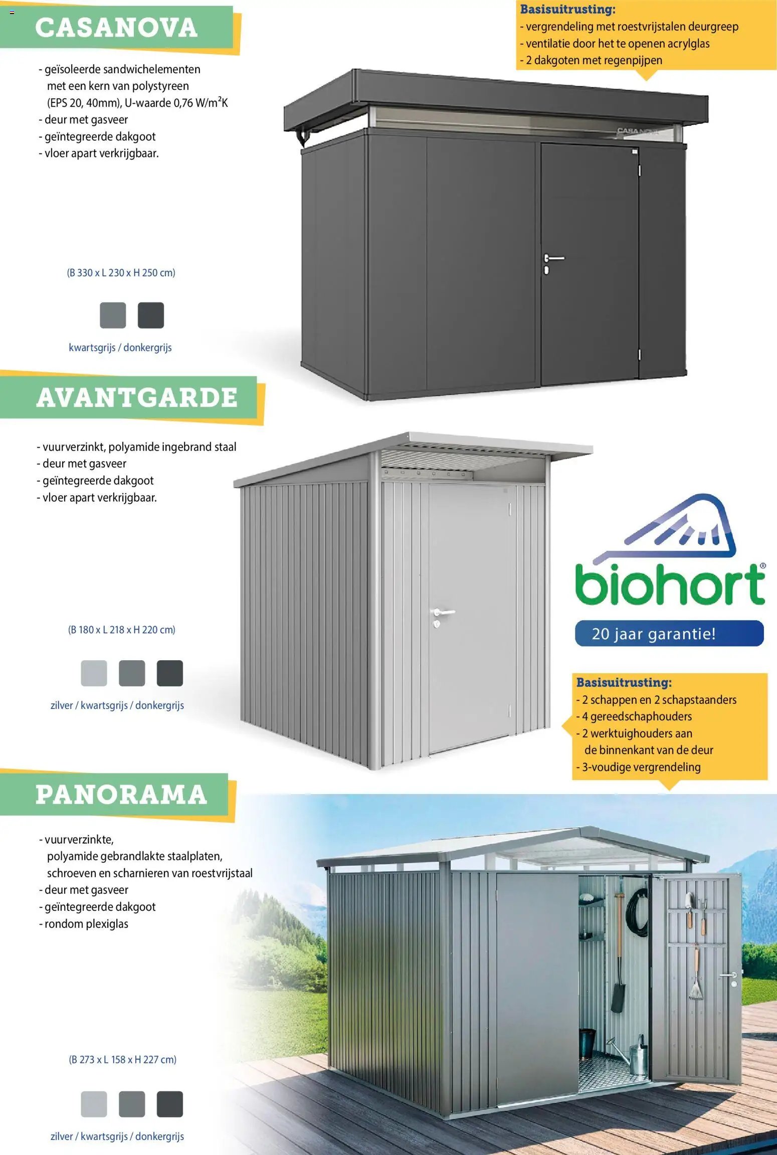 Hubo folder van 01.07.2026 Hubo - Tuinhuis catalogus
