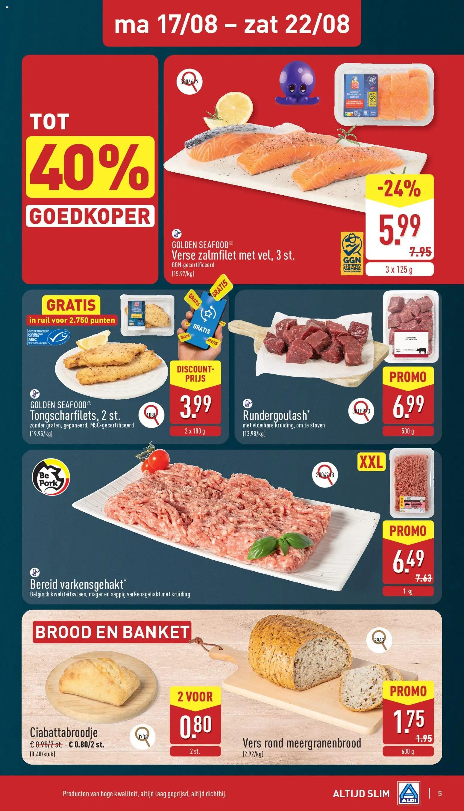 Aldi folder van 17.08.2026 Aldi folder week 34