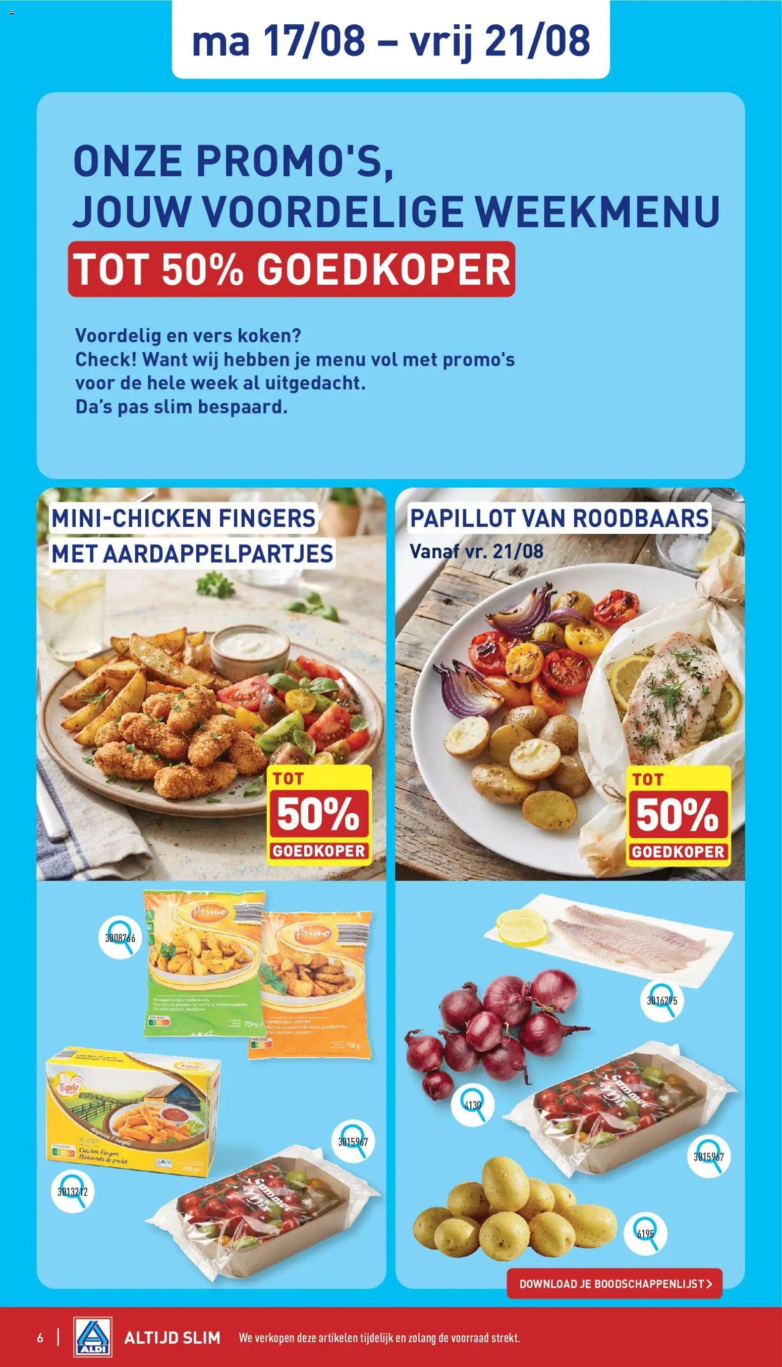 Aldi folder van 17.08.2026 Aldi folder week 34
