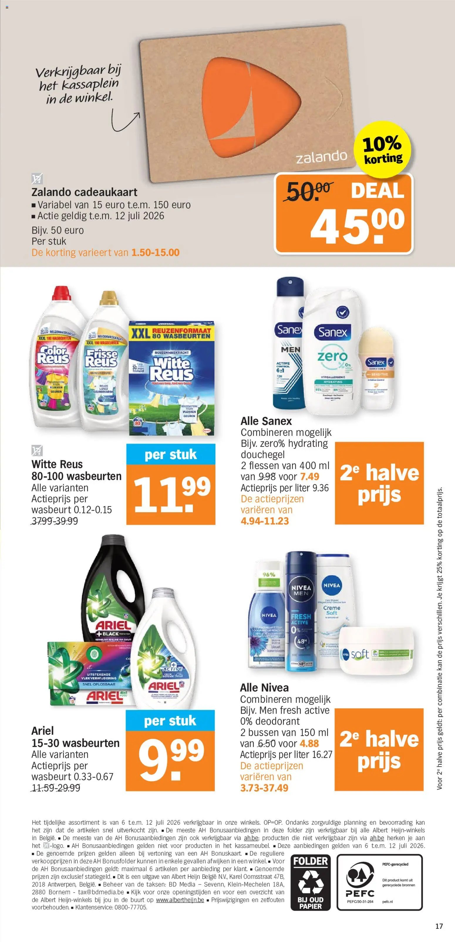Albert Heijn folder van 06.07.2026 Albert Heijn Folder week / de la semaine 28