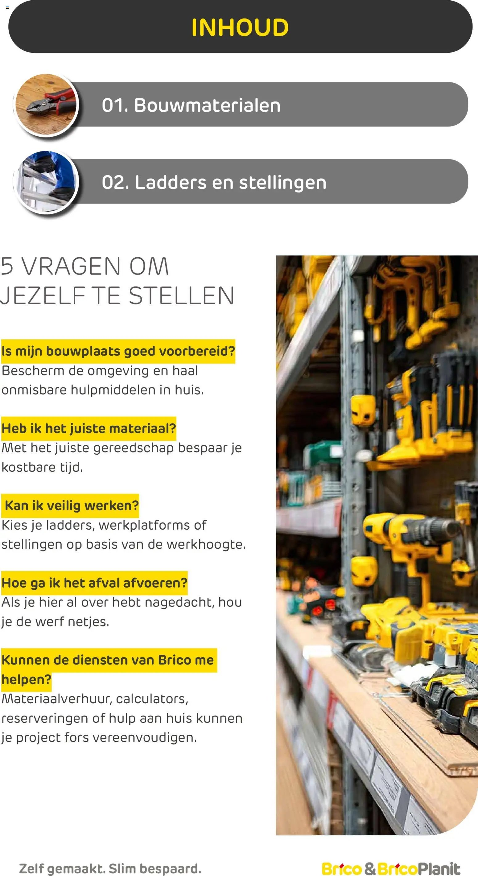 Brico folder van 17.08.2026 Brico Bouw & Drive-in magazine