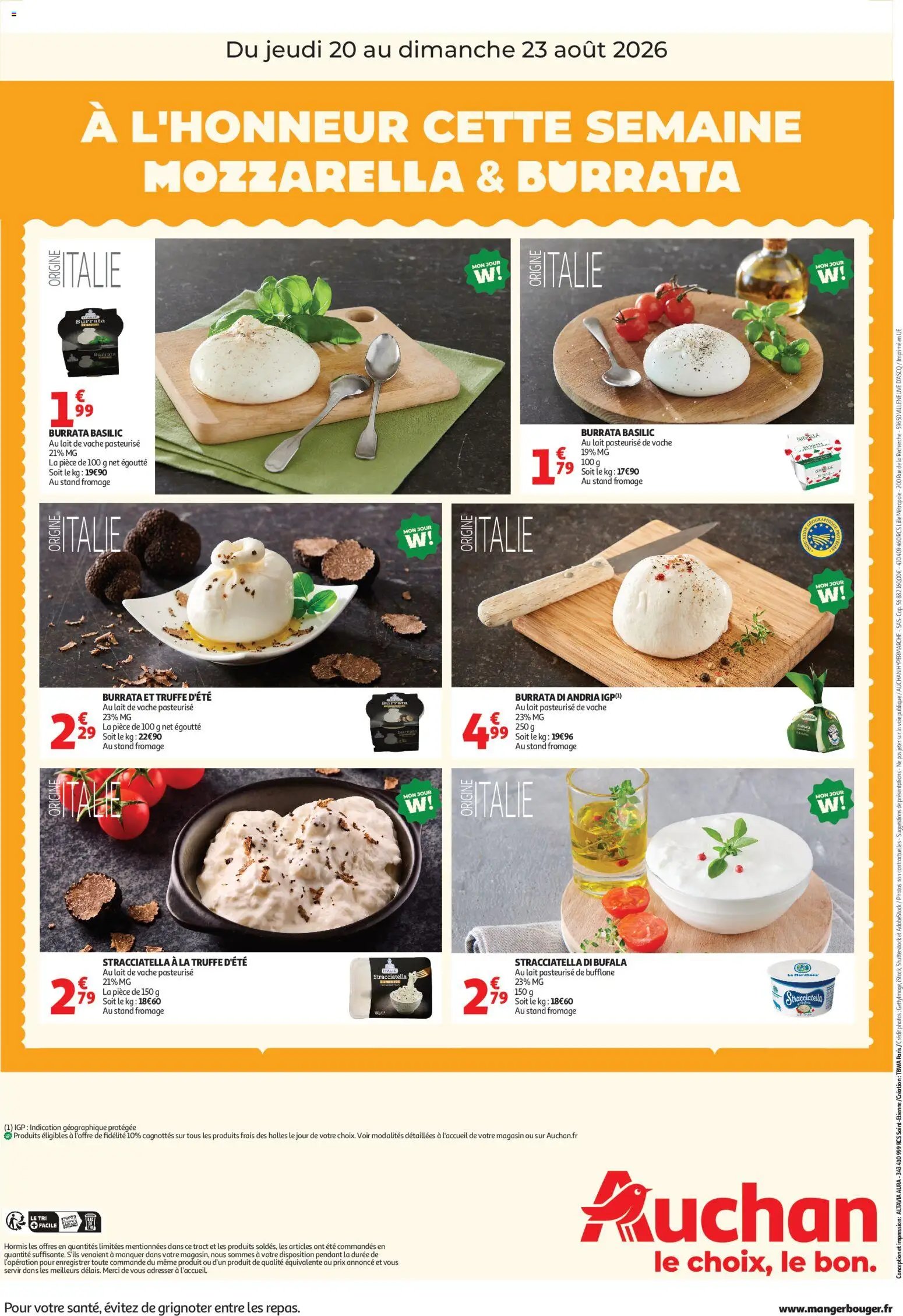 Auchan folder van 20.08.2026 Auchan Bons plans du week end