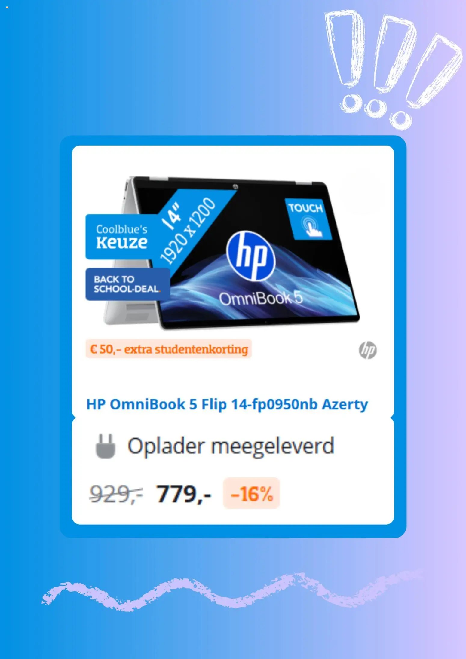 Coolblue folder van 17.08.2026 Coolblue Folder / Publicité