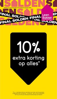 Leen Bakker folder van 29.07.2026 Leen Bakker Folder / Publicité