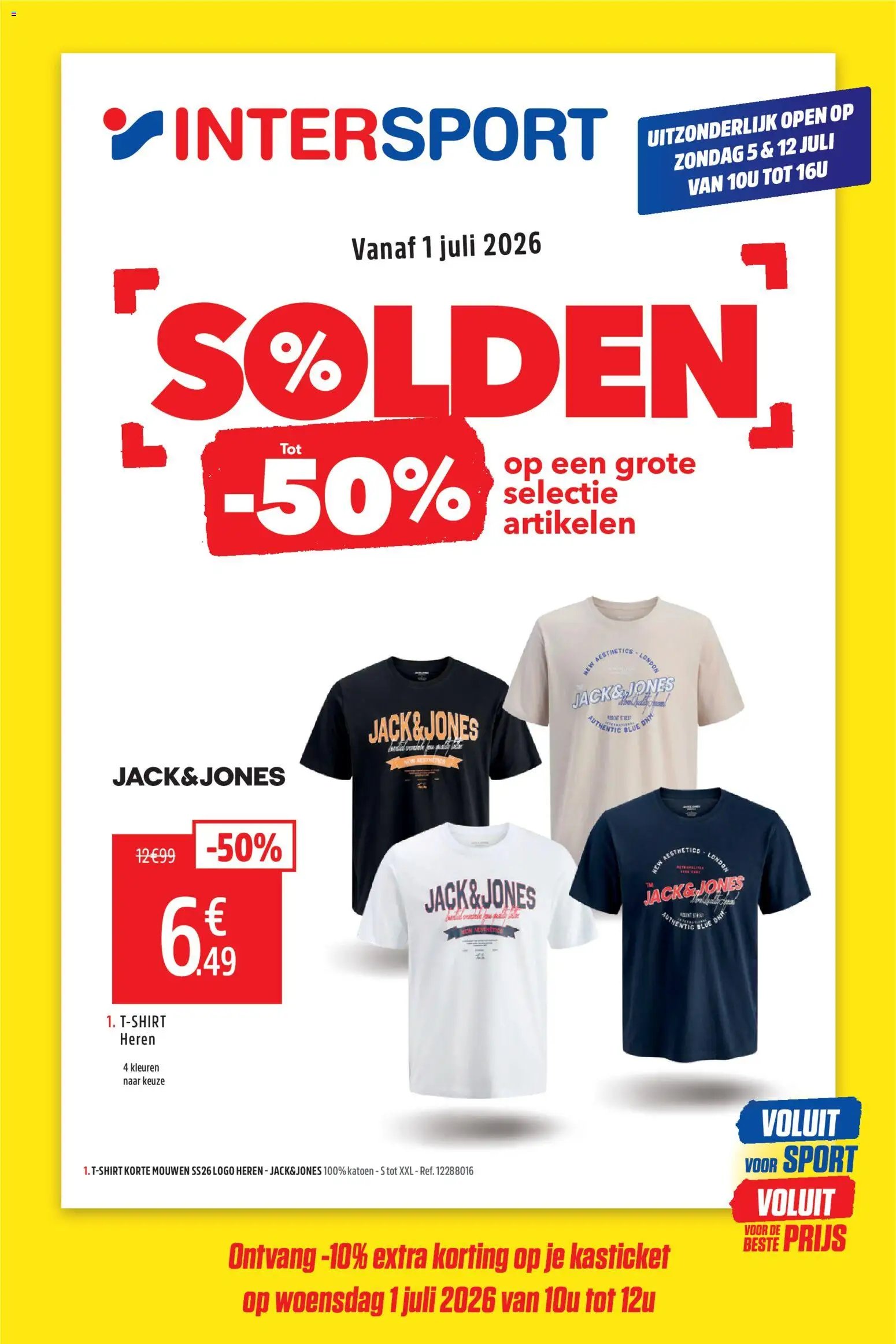 Intersport folder van 01.07.2026 Intersport Folder / Publicité