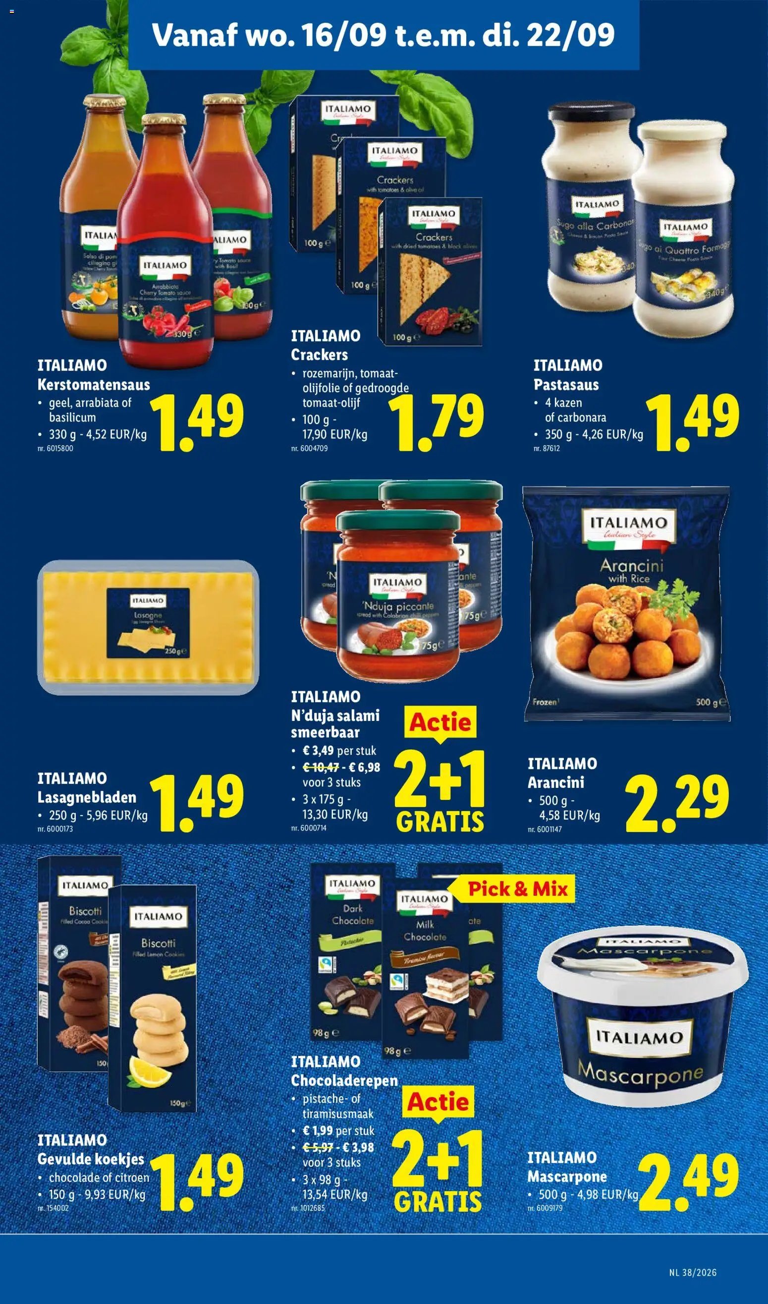 Lidl folder van 14.09.2026 Lidl Folder week 38