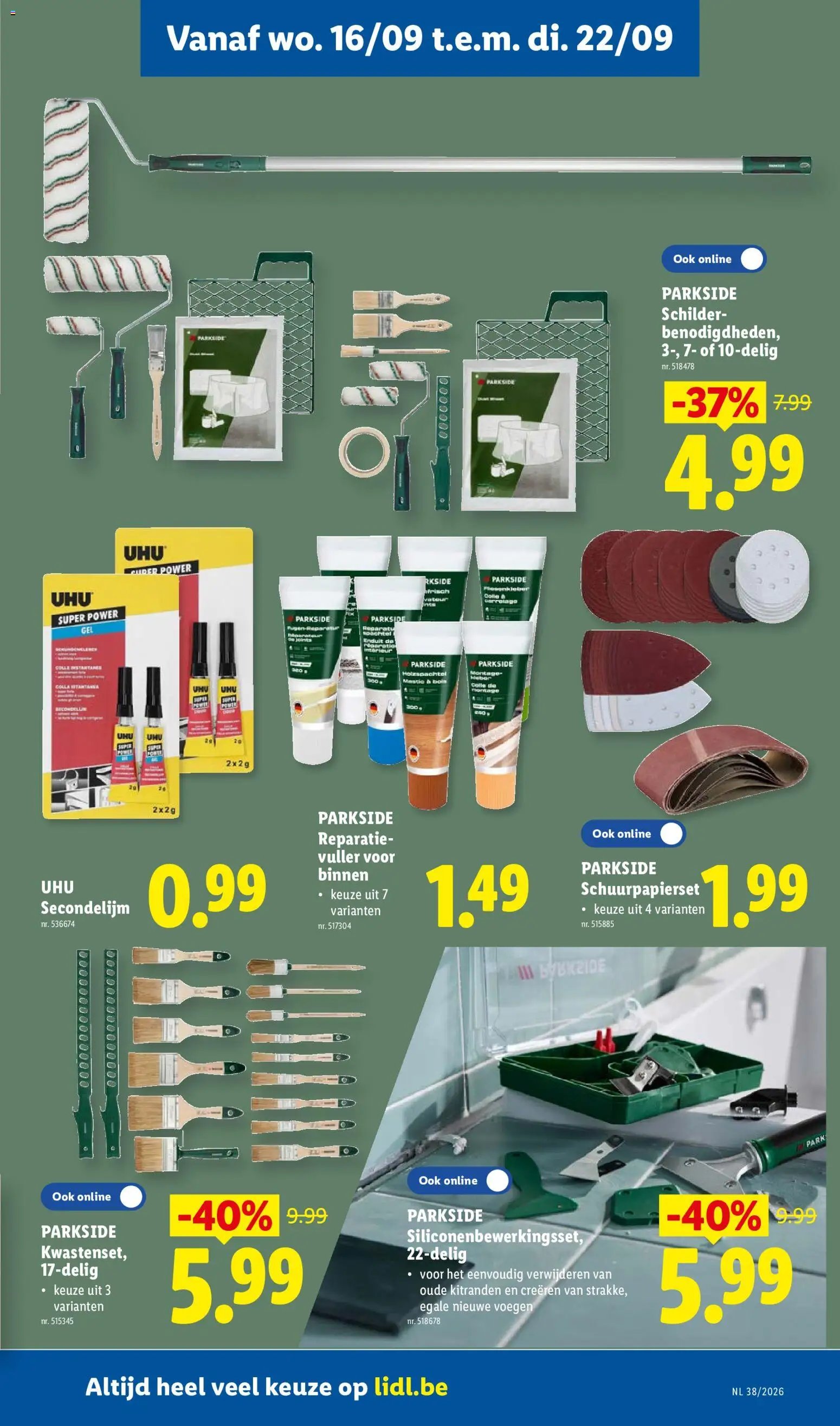 Lidl folder van 14.09.2026 Lidl Folder week 38