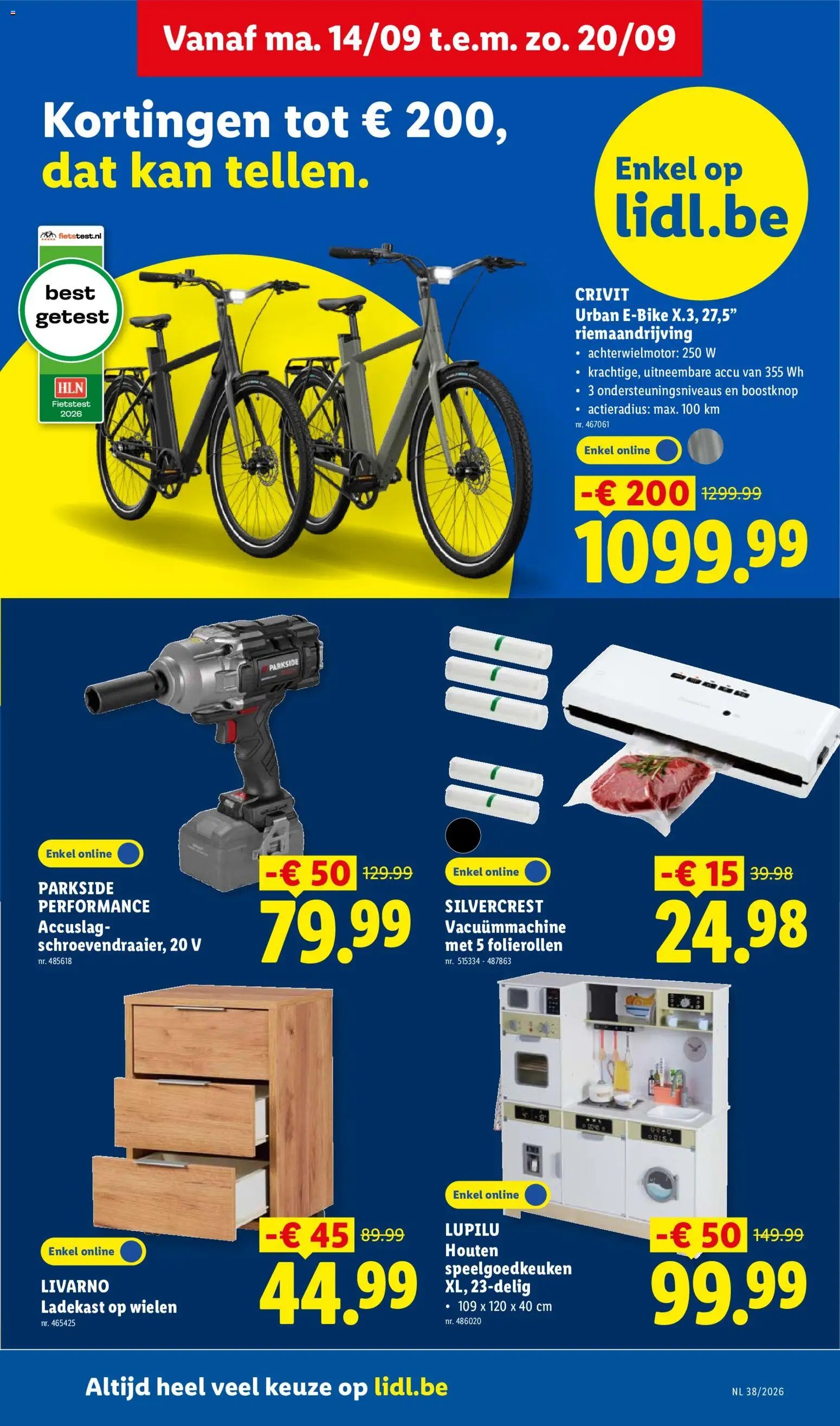 Lidl folder van 14.09.2026 Lidl Folder week 38
