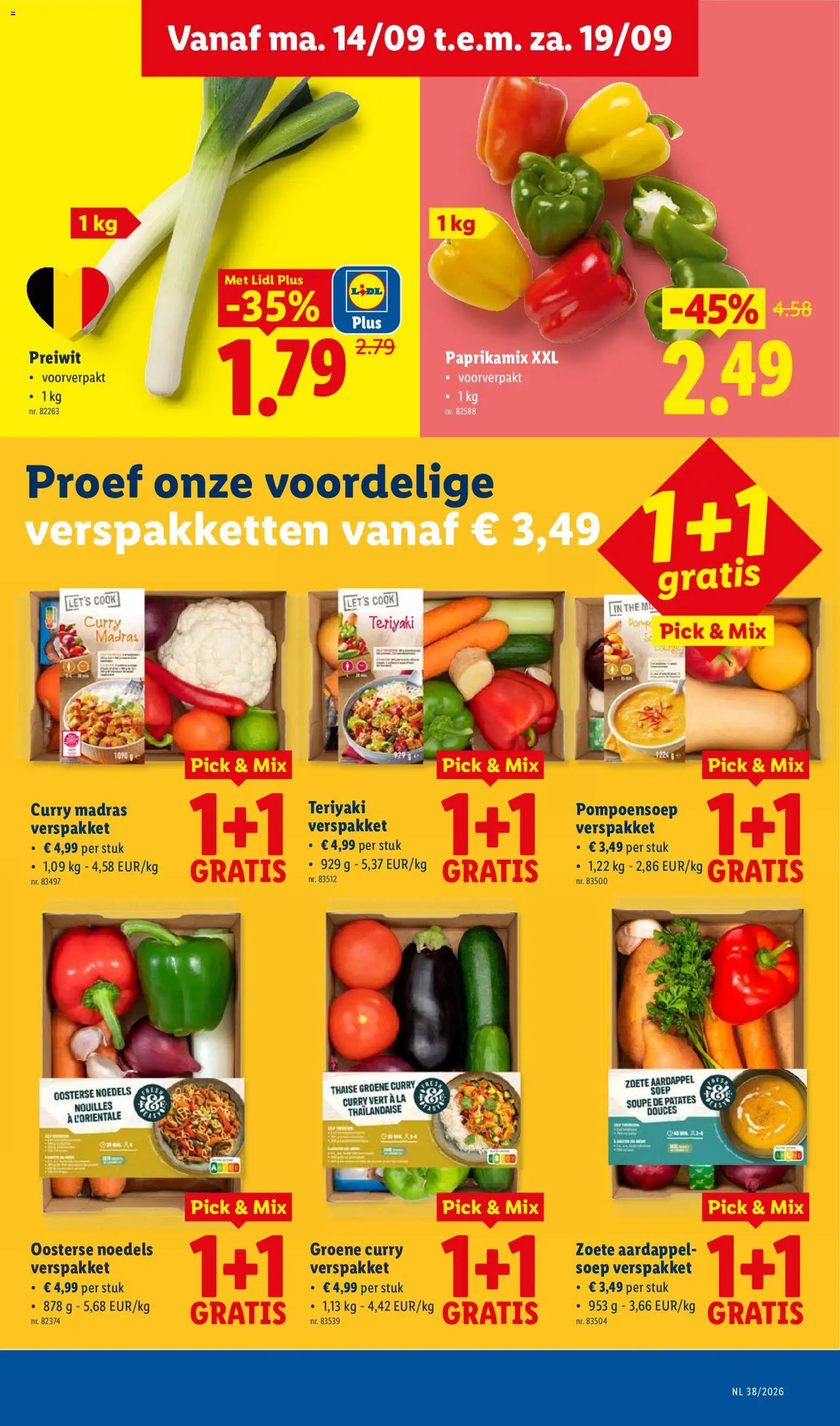 Lidl folder van 14.09.2026 Lidl Folder week 38