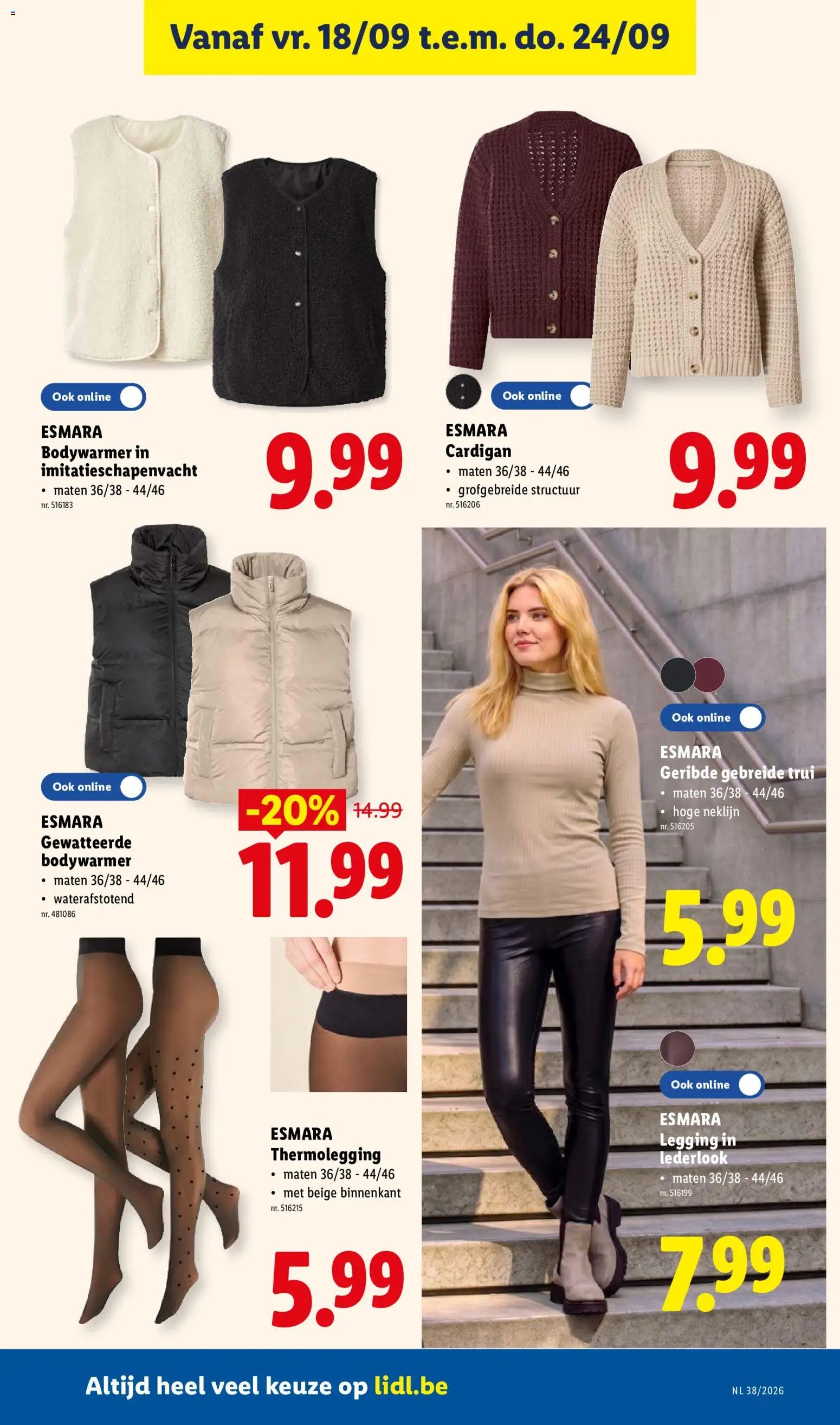 Lidl folder van 14.09.2026 Lidl Folder week 38