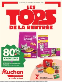 Auchan folder van 01.09.2026 Auchan Tops rentrée supers