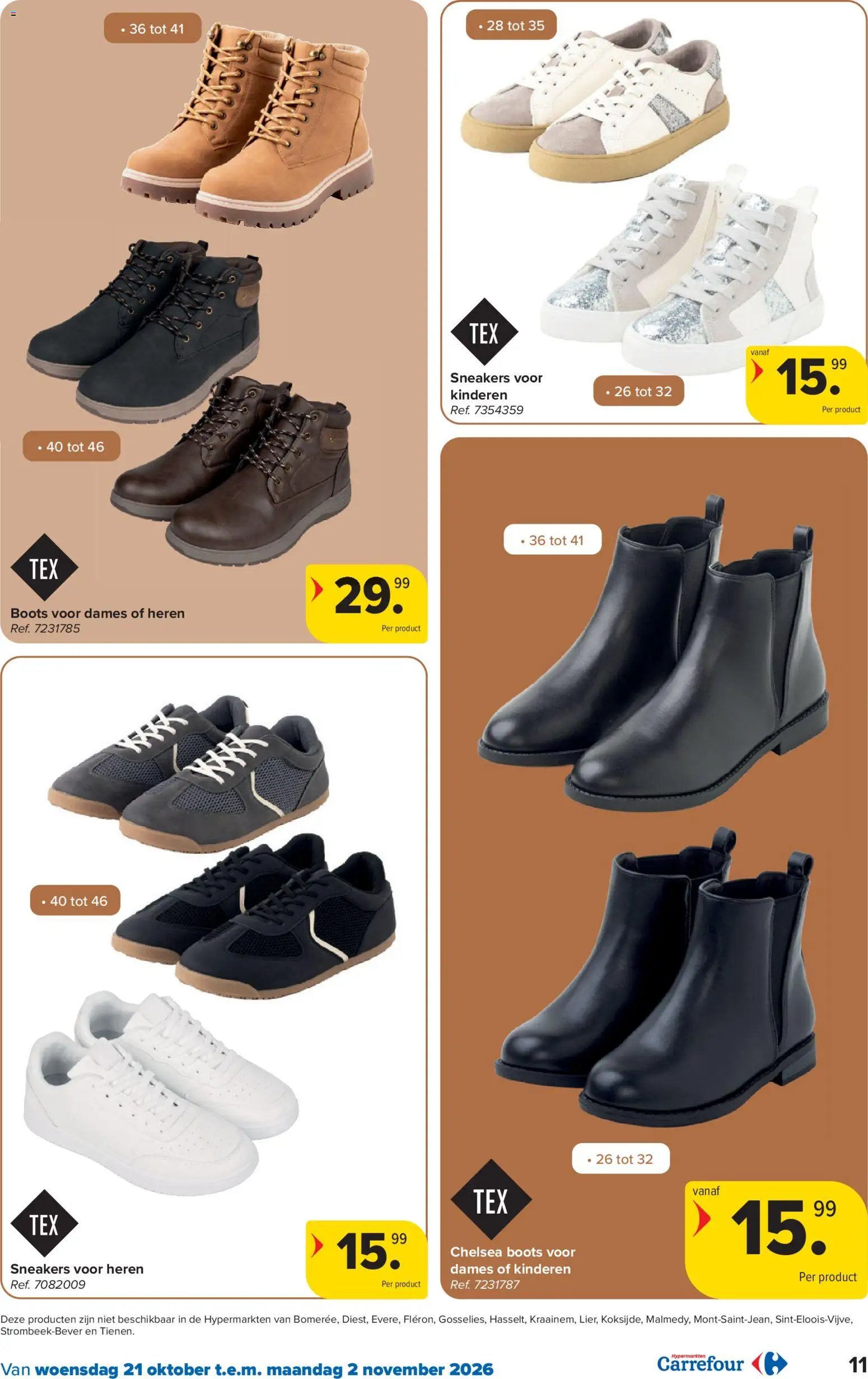 Carrefour folder van 21.10.2026 Carrefour Gekleed voor de herfst