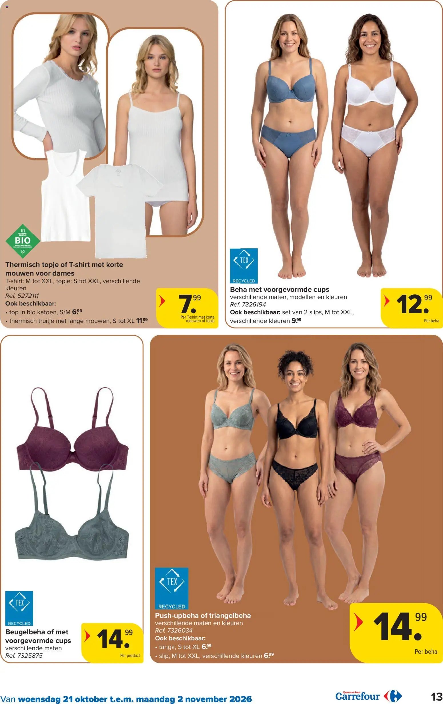 Carrefour folder van 21.10.2026 Carrefour Gekleed voor de herfst