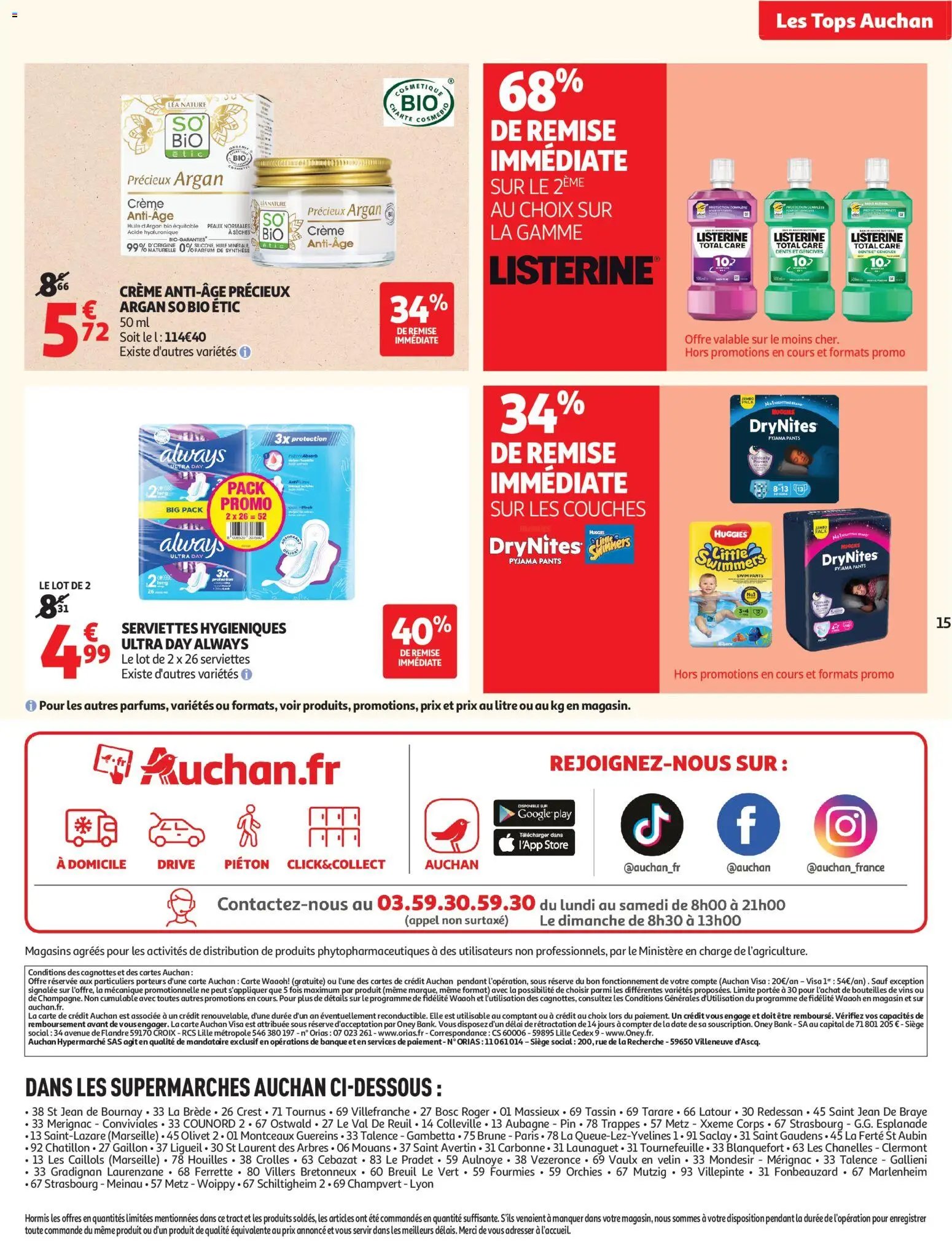 Auchan folder van 07.07.2026 Auchan Tops, Halles supers