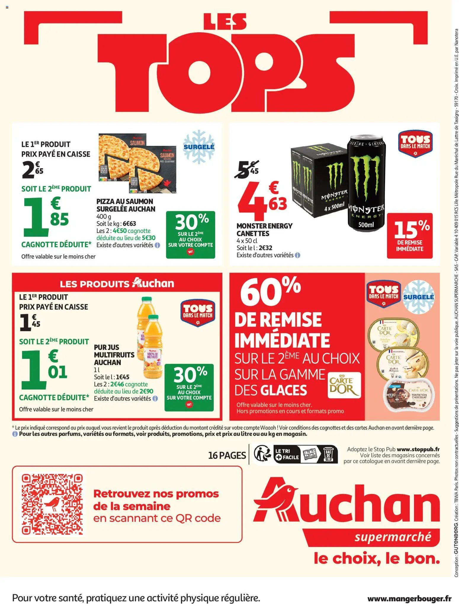 Auchan folder van 07.07.2026 Auchan Tops, Halles supers