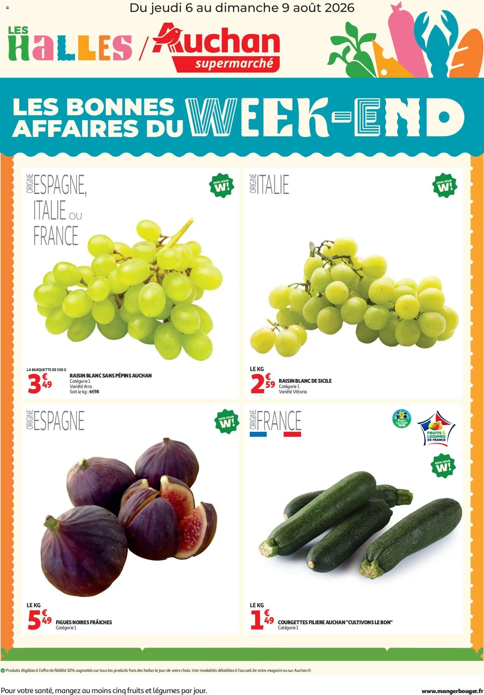 Auchan folder van 06.08.2026 Auchan Les bons plans du week end dans votre super !