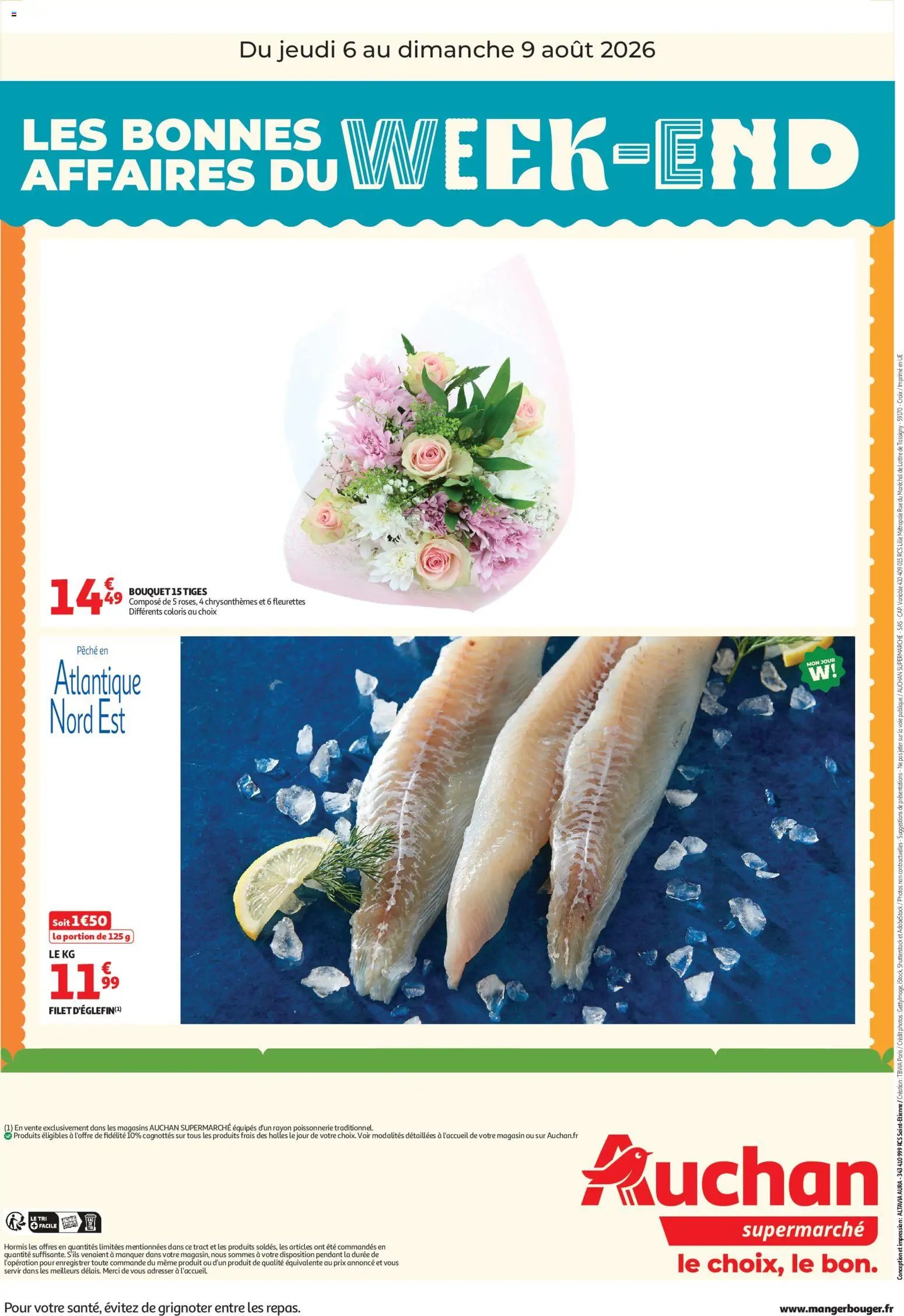 Auchan folder van 06.08.2026 Auchan Les bons plans du week end dans votre super !