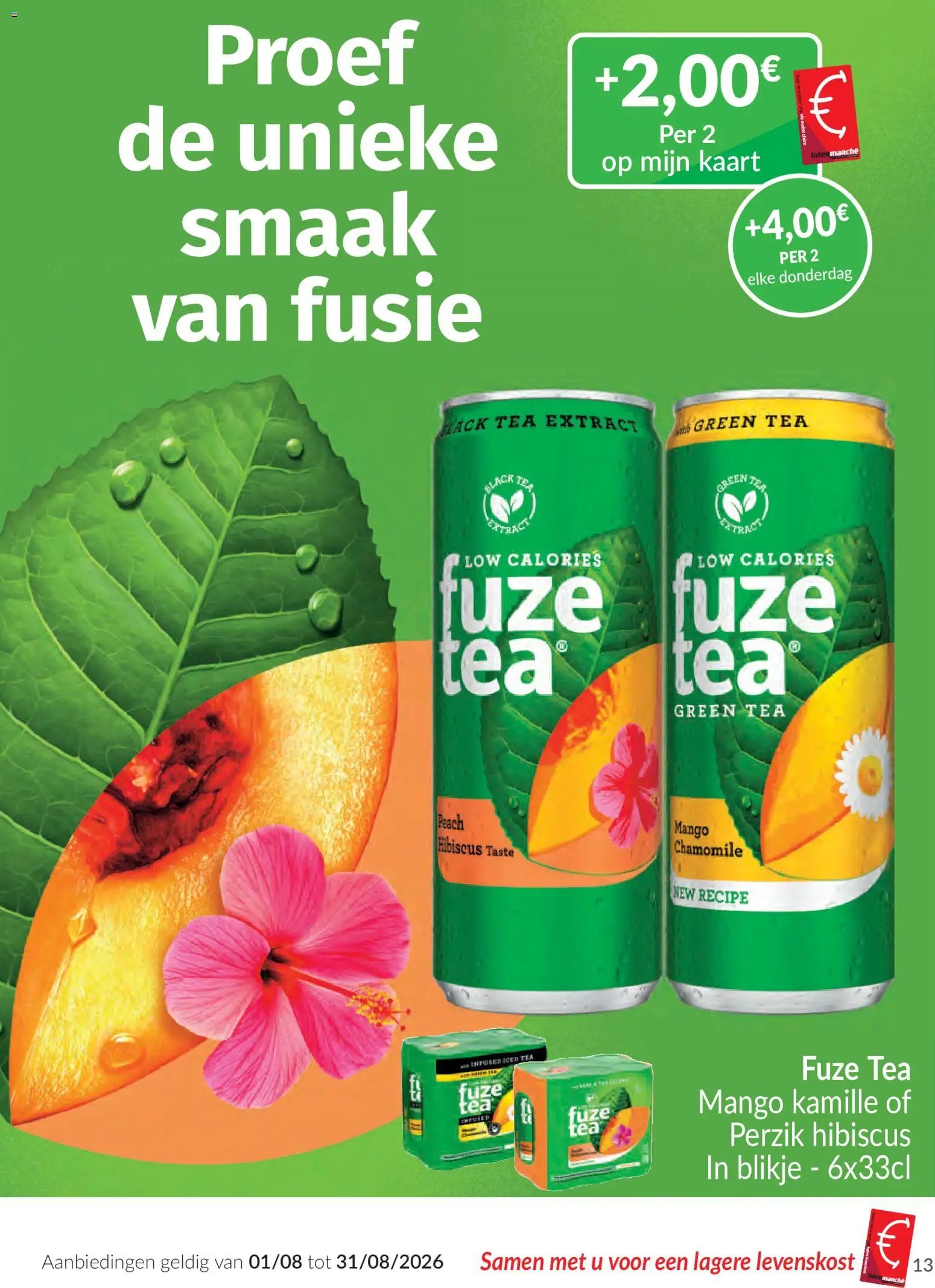 Intermarché folder van 01.08.2026 Intermarché augustusaanbiedingen met de Intermarché-kaart
