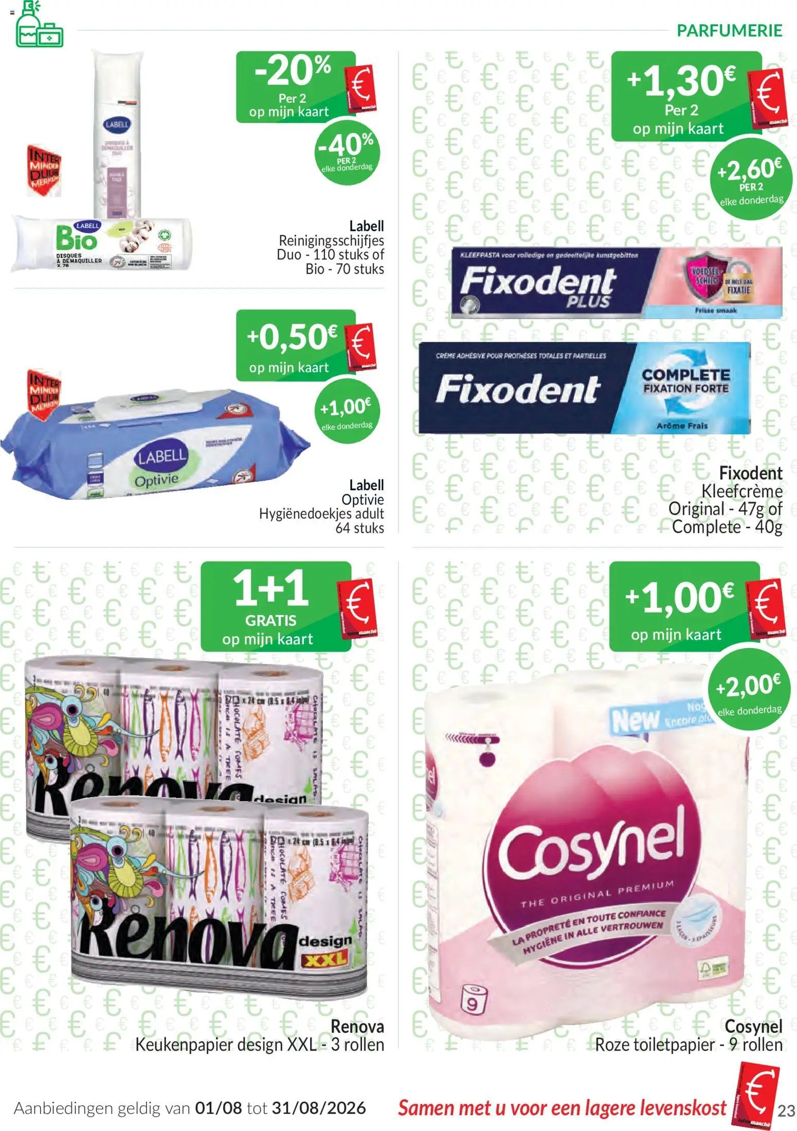 Intermarché folder van 01.08.2026 Intermarché augustusaanbiedingen met de Intermarché-kaart