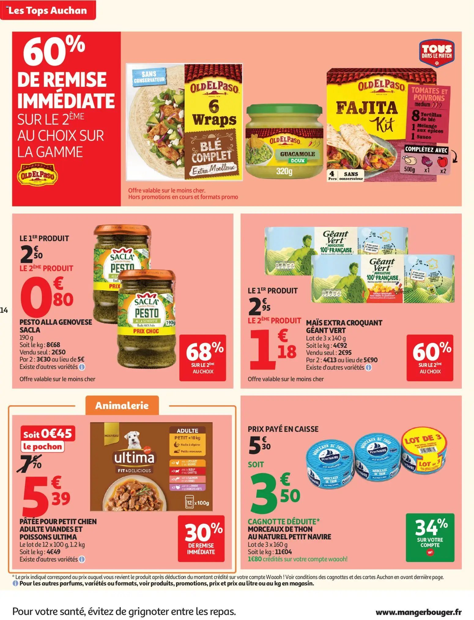 Auchan folder van 07.07.2026 Auchan Tops, Halles hypers